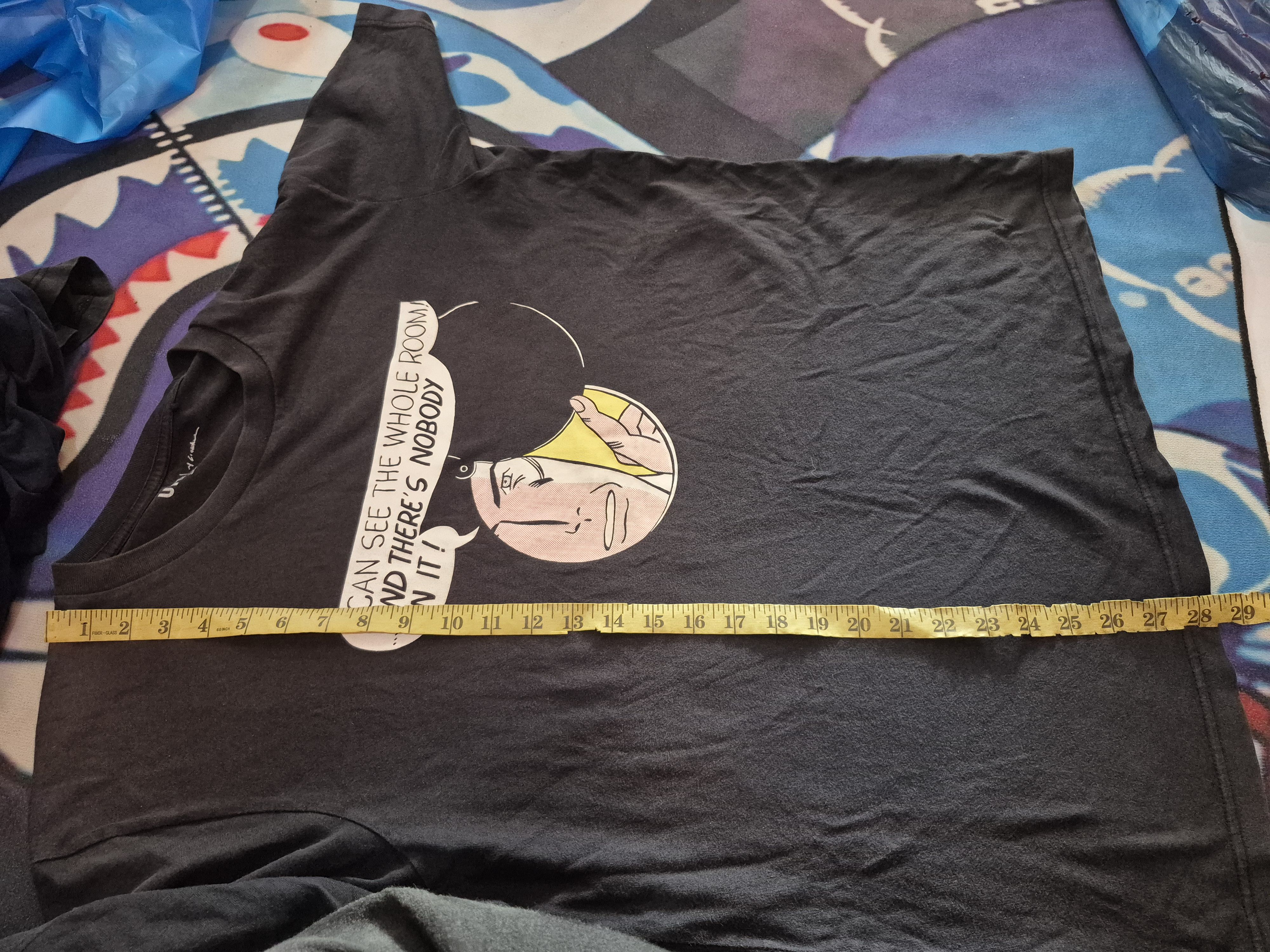 Japanese Brand 🔥 Roy Lichtenstein Uniqlo Streetwear Skate Tee Size US L / EU 52-54 / 3 - 8 Thumbnail