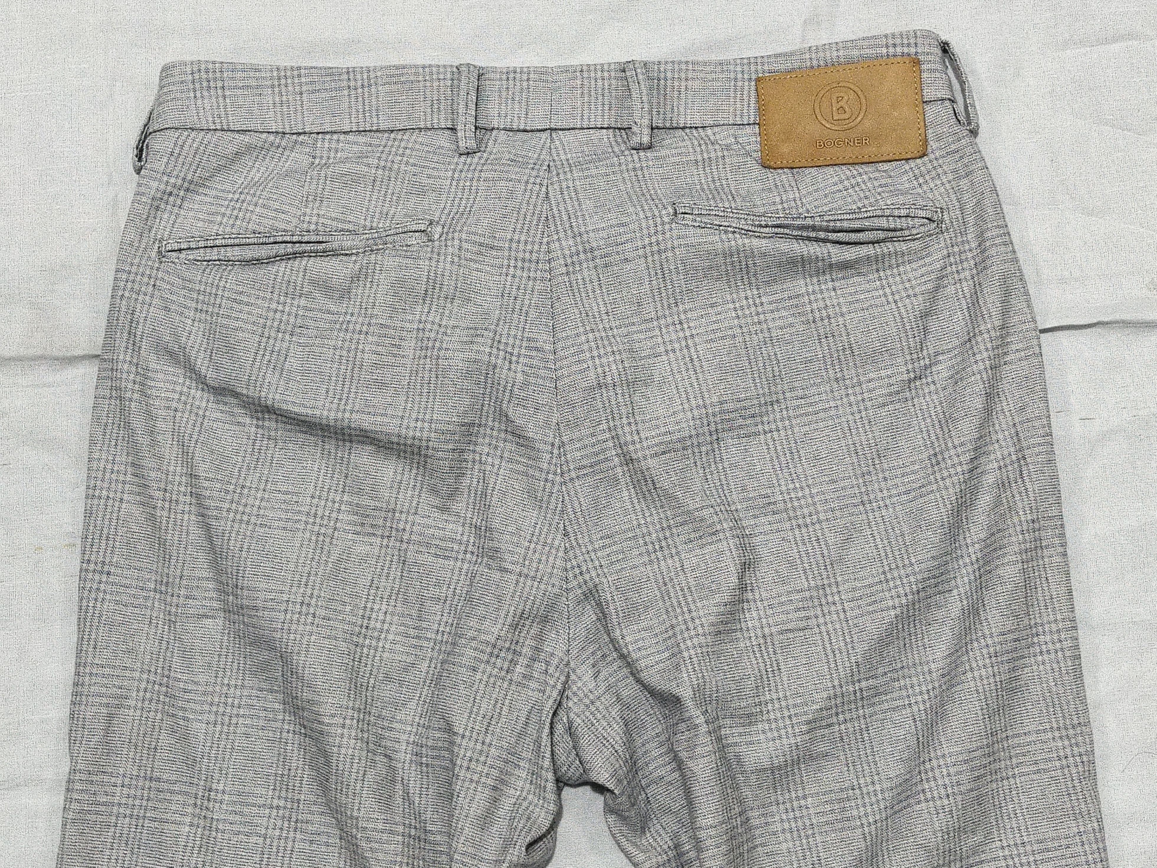 Bogner 🔥 BOGNER Tartan Casual Trouser – Luxury Heritage Style 🔥 Size US 35 - 7 Thumbnail