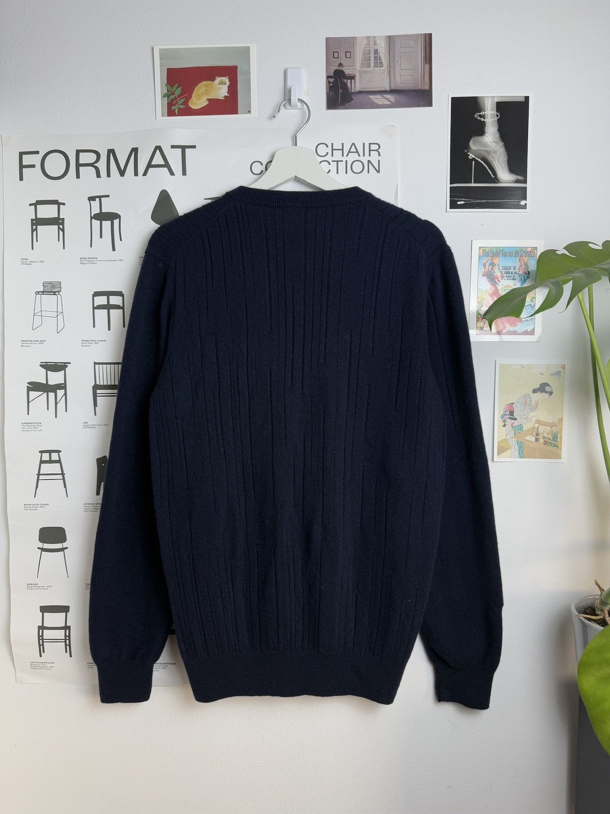 Designer × Hermes Hermes v-neck cashmere sweater XL old money luxury designer Size US XL / EU 56 / 4 - 2 Thumbnail