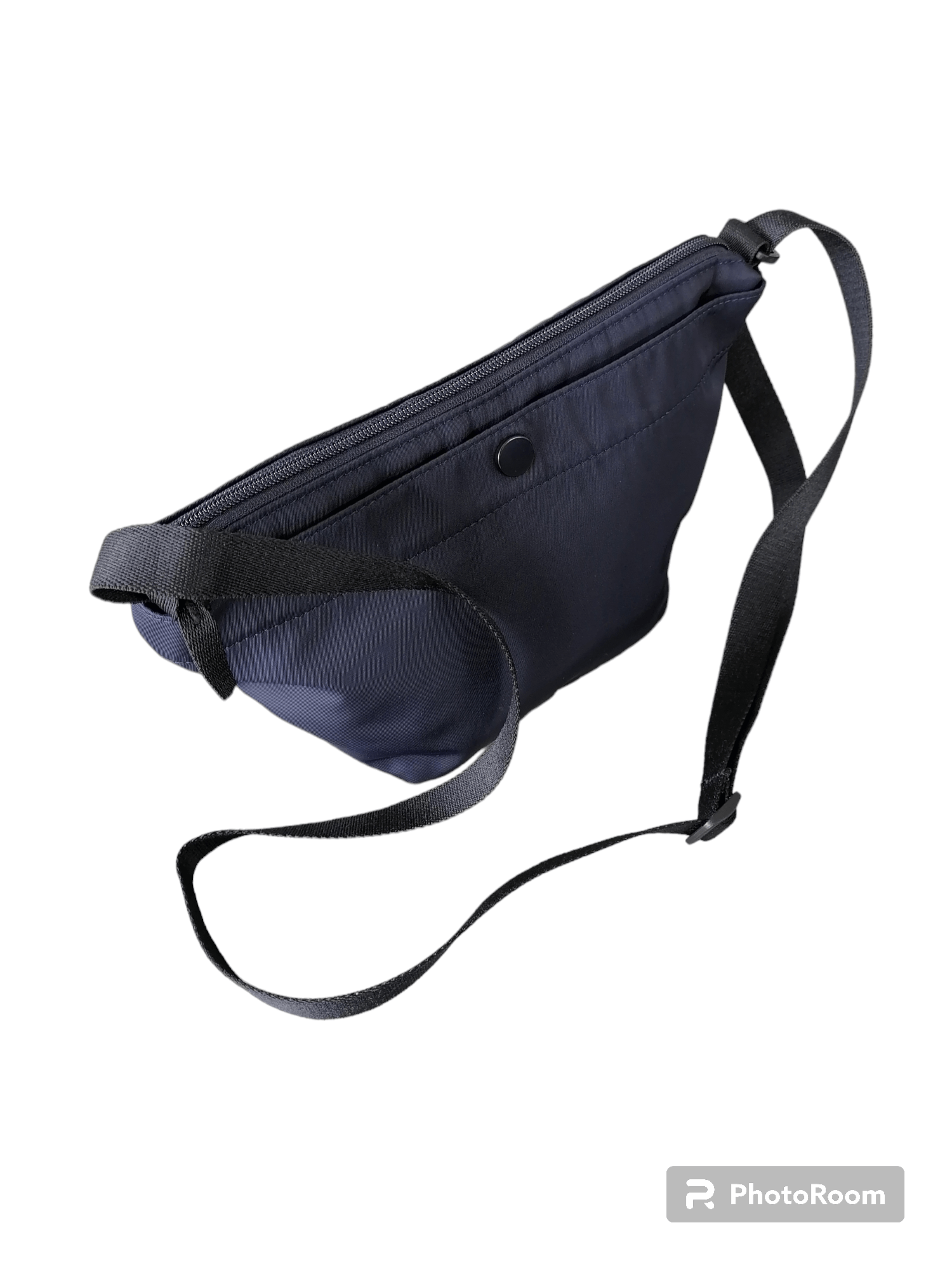 Uniqlo Nylon Blue Black Sling / Crossbody Bag