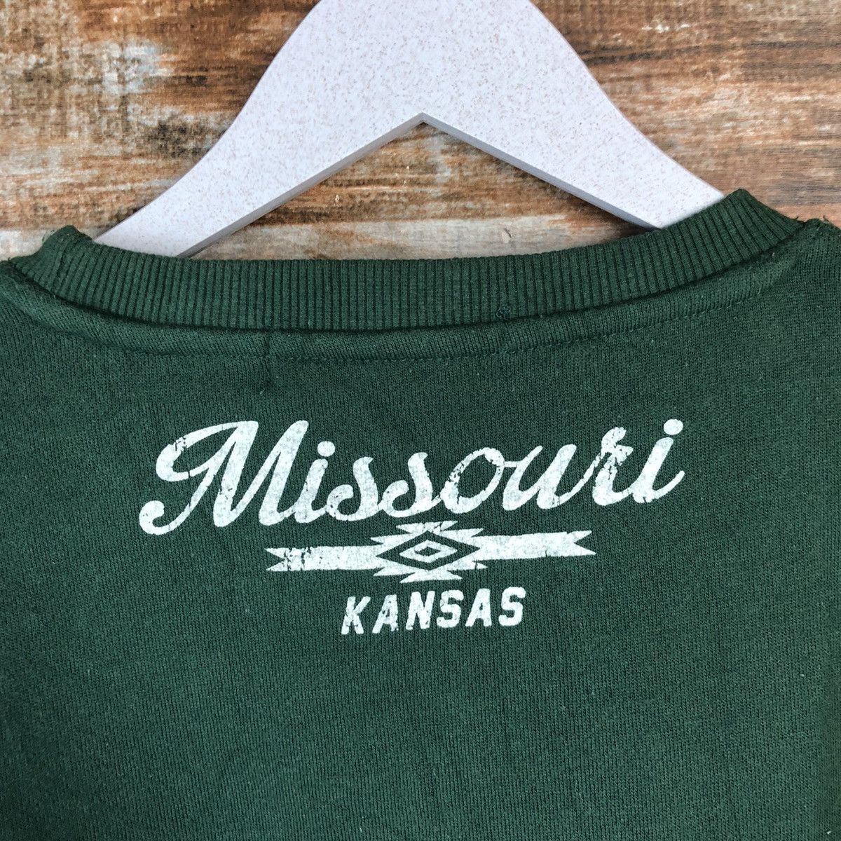 Japanese Brand Missouri Green vintage Sweatshirt #A2017 Size US S / EU 44-46 / 1 - 15 Thumbnail