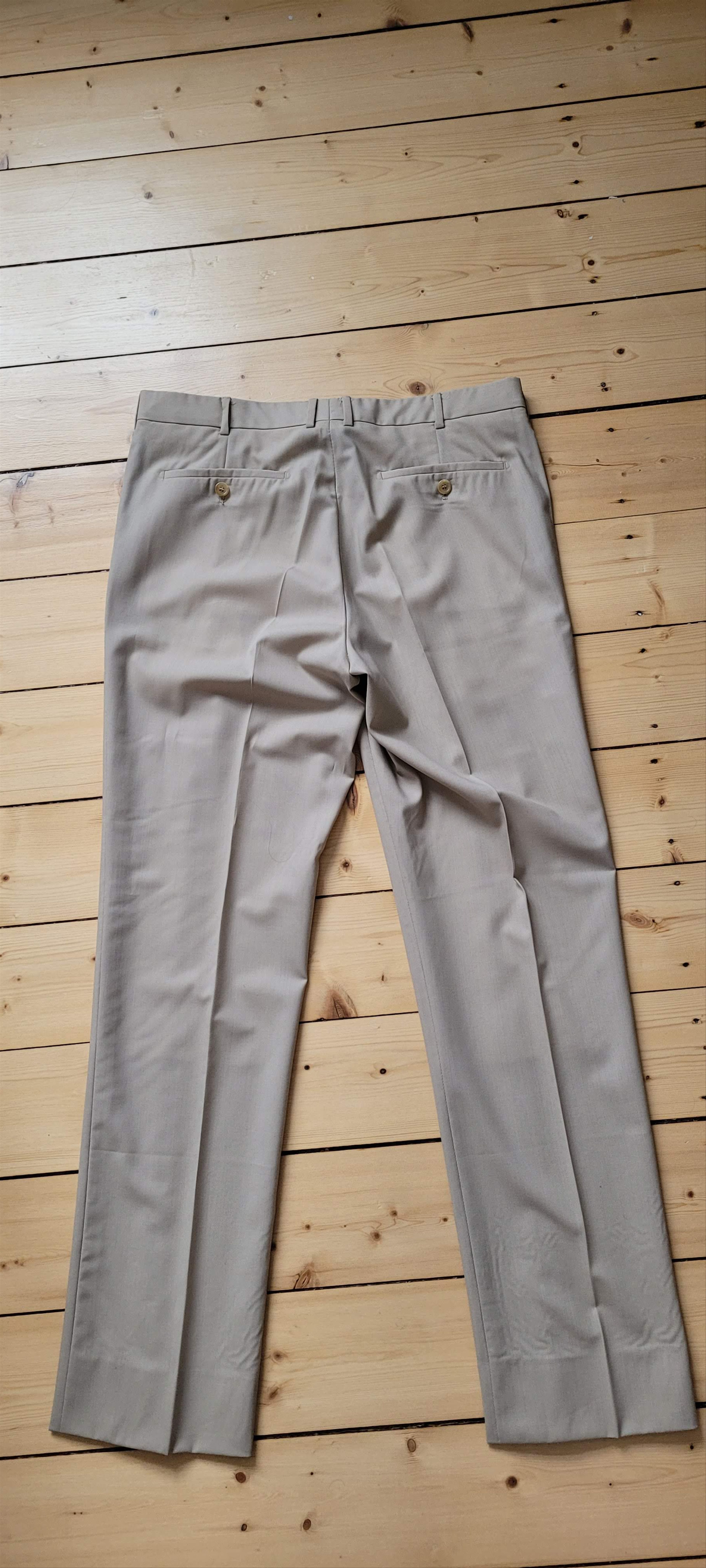 Prada Prada Wool Dress Trousers – Beige – Size 52 (Regular Fit) Size 52R - 2 Thumbnail