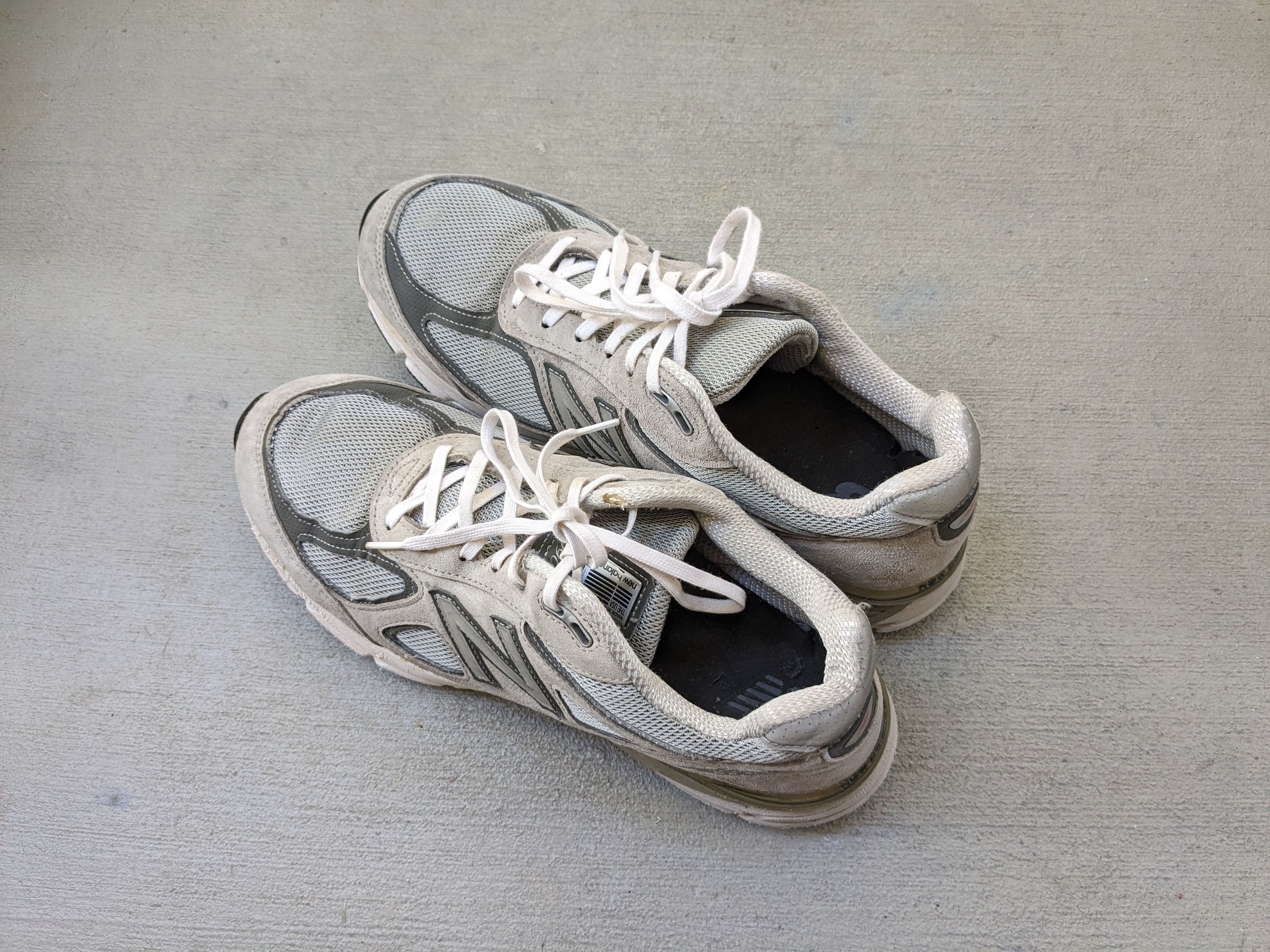 New Balance New Balance 990V4 12 D Gray Suede Castlerock M990GL4 Size US 12 / EU 45 - 15 Thumbnail