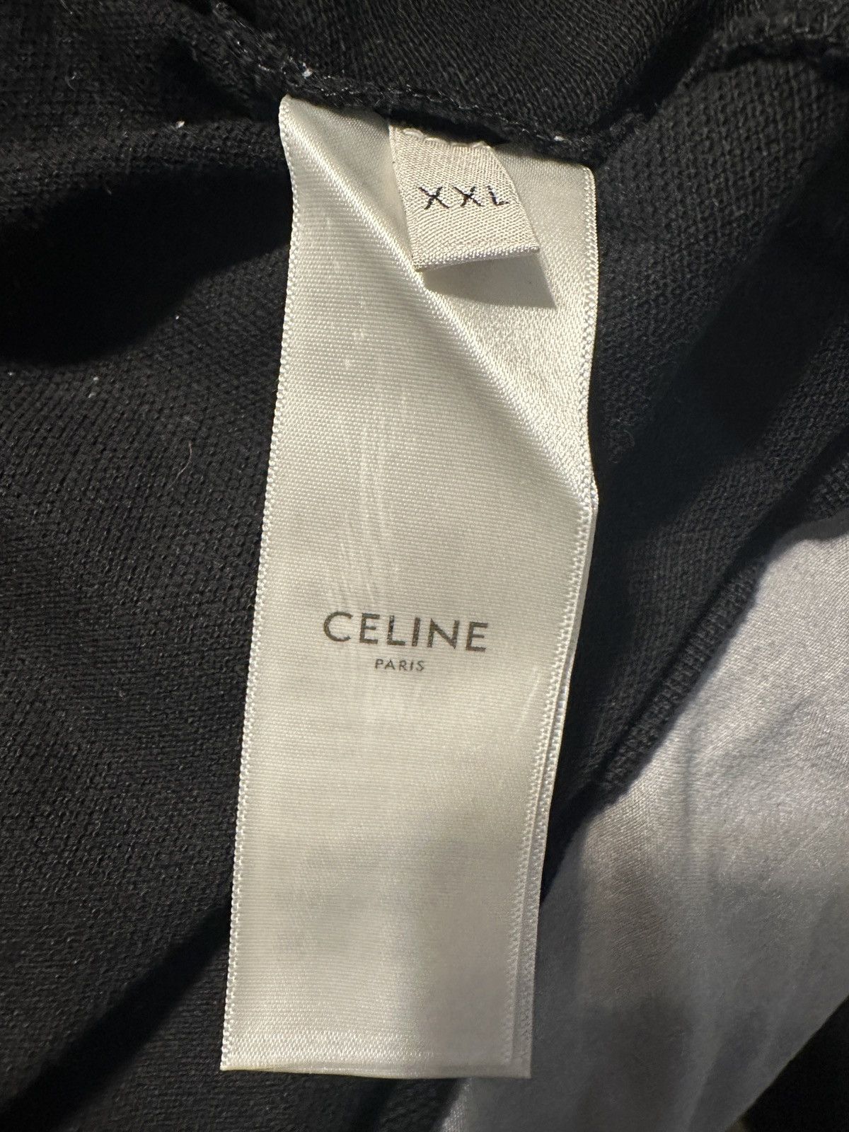 Celine Celine Black Polo Shirt XXL Size US XXL / EU 58 / 5 - 5 Thumbnail