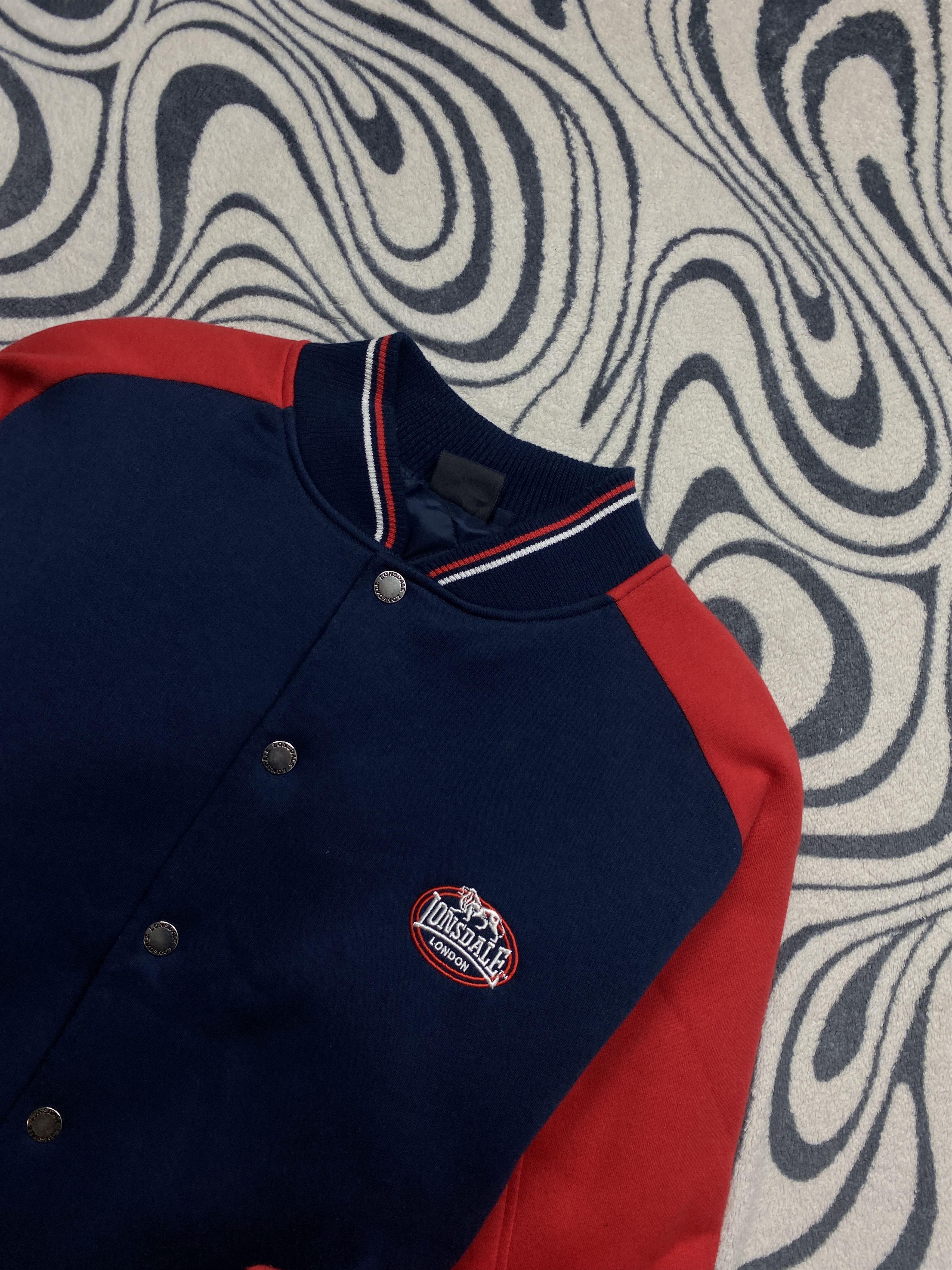 Lonsdale × Vintage Lonsdale Vintage Mens Bomber Jacket Varsity Size US M / EU 48-50 / 2 - 3 Thumbnail