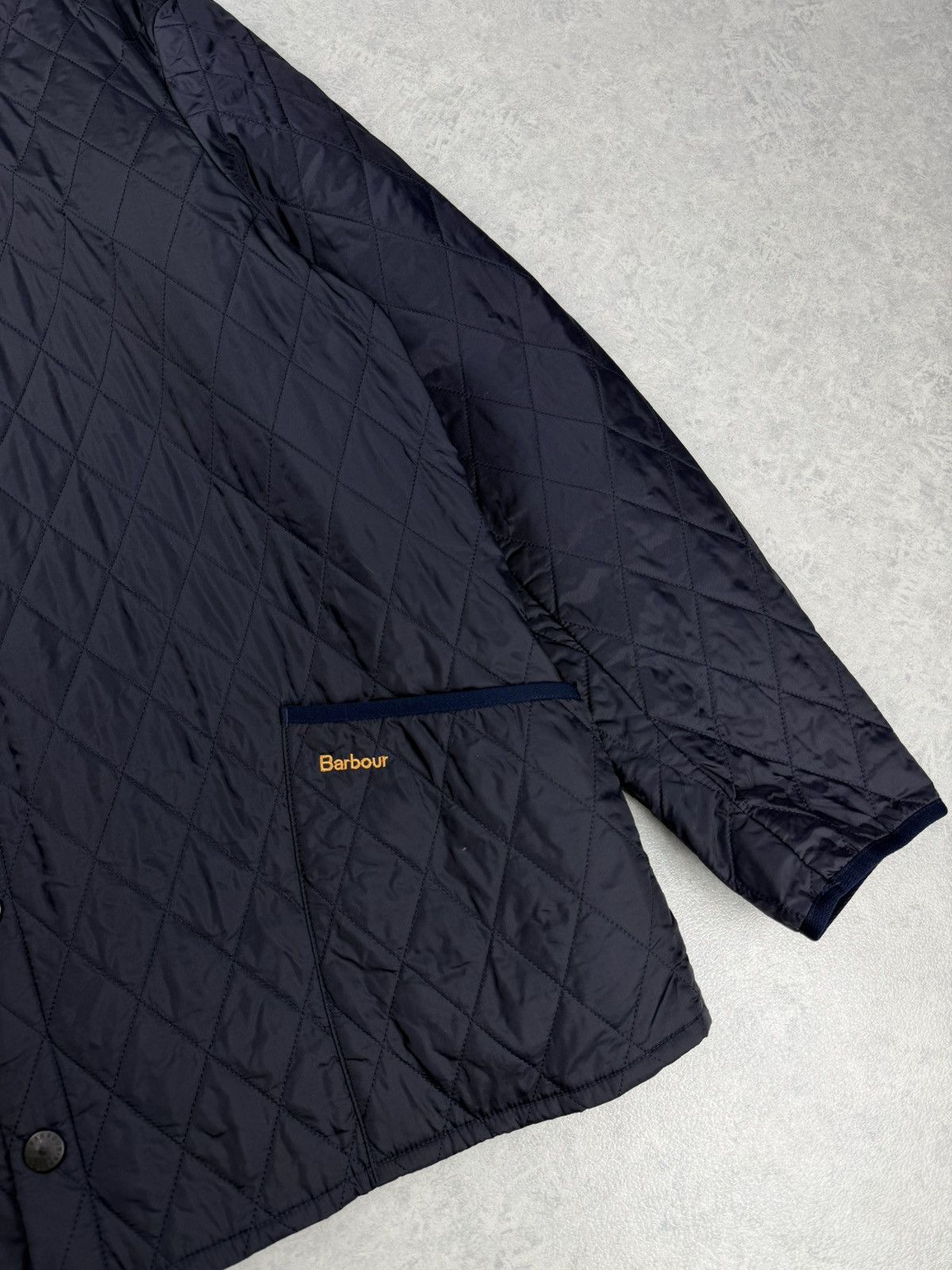 Barbour Barbour Lightweight Liddesdale Quilted Jacket Navy XXL Size US XXL / EU 58 / 5 - 2 Thumbnail
