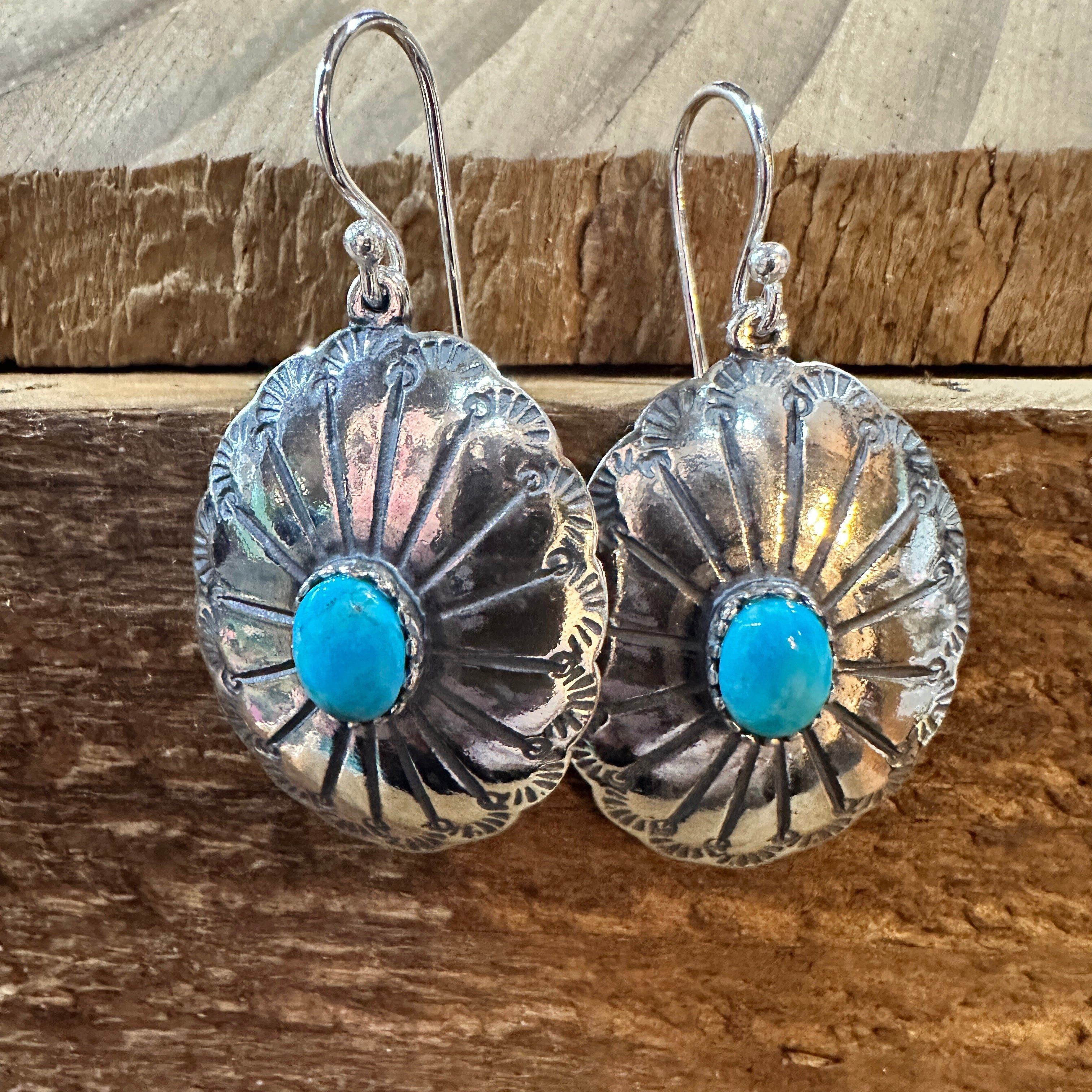 Other Turquoise Dreamcatcher Earrings in Sterling Silver Size ONE SIZE - 2 Thumbnail