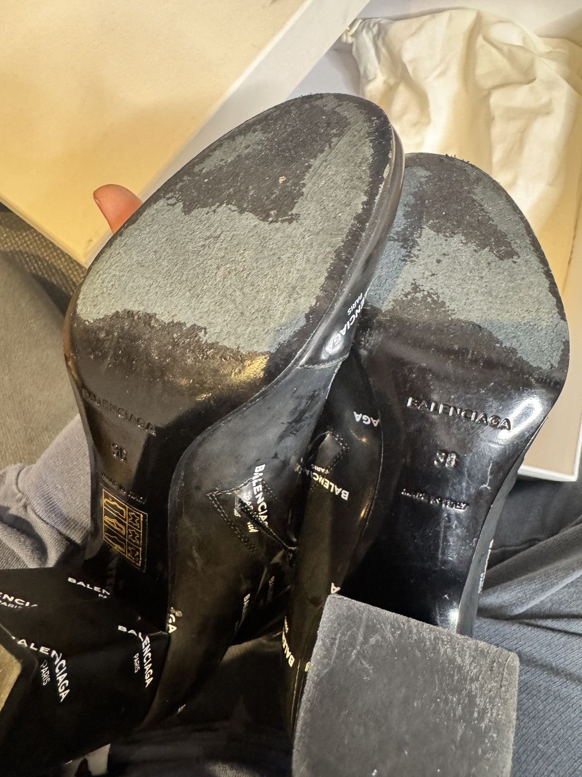 Balenciaga Balenciaga slash logo boots Size US 6 / IT 36 - 7 Thumbnail