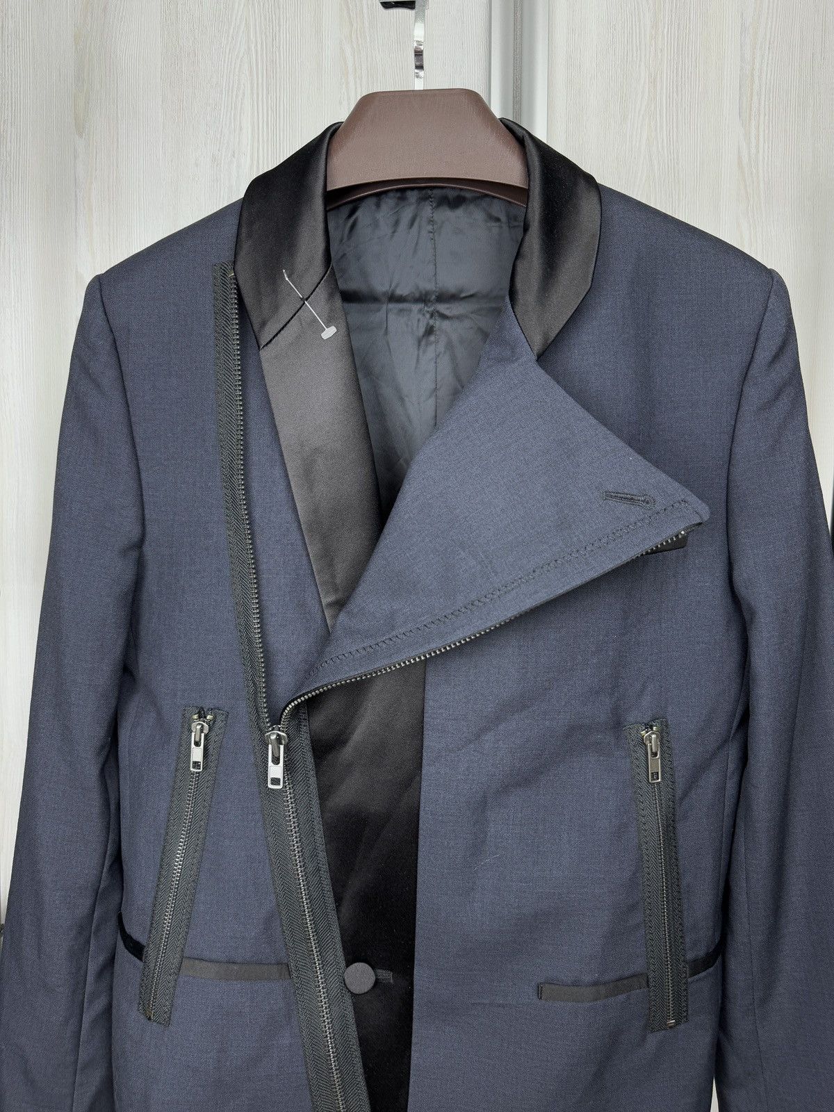 Maison Margiela Maison Margiela SS12 Panelled Lapel Hybrid Biker jacket Size US M / EU 48-50 / 2 - 3 Thumbnail