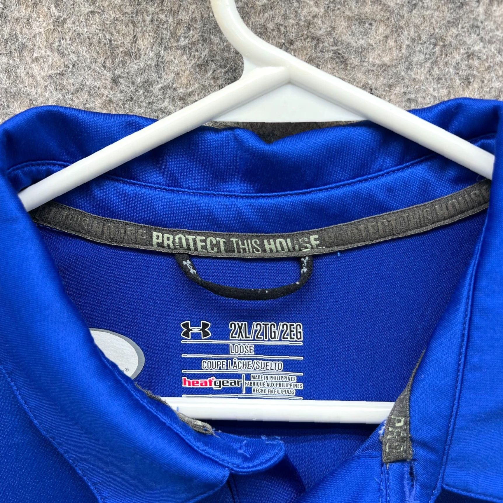 Under Armour Under Armour Polo Shirt Men 2XL Adult Royal Blue HeatGear Polyester Golf Shirt Size US XXL / EU 58 / 5 - 7 Thumbnail