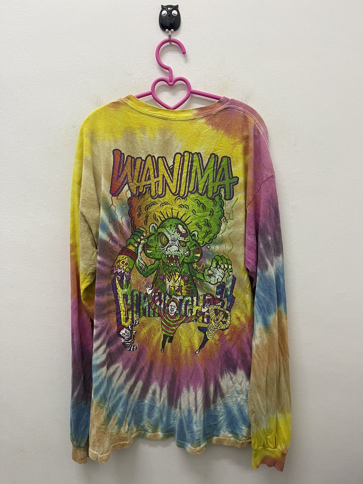 Band Tees Rare WANIMA No Image Felt Thing Japan Band Tie Dye Size US L / EU 52-54 / 3 - 1 Thumbnail