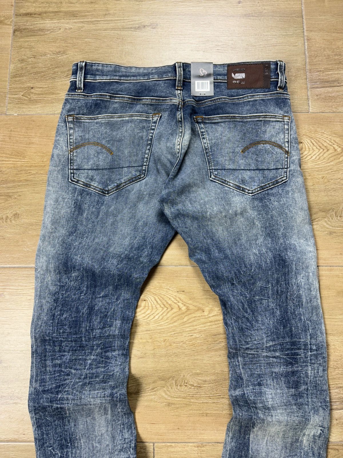 G-Star NEW🏷️ G-Star Raw Deconstructed Super Slim Denim Jeans Size US 34 / EU 50 - 9 Thumbnail