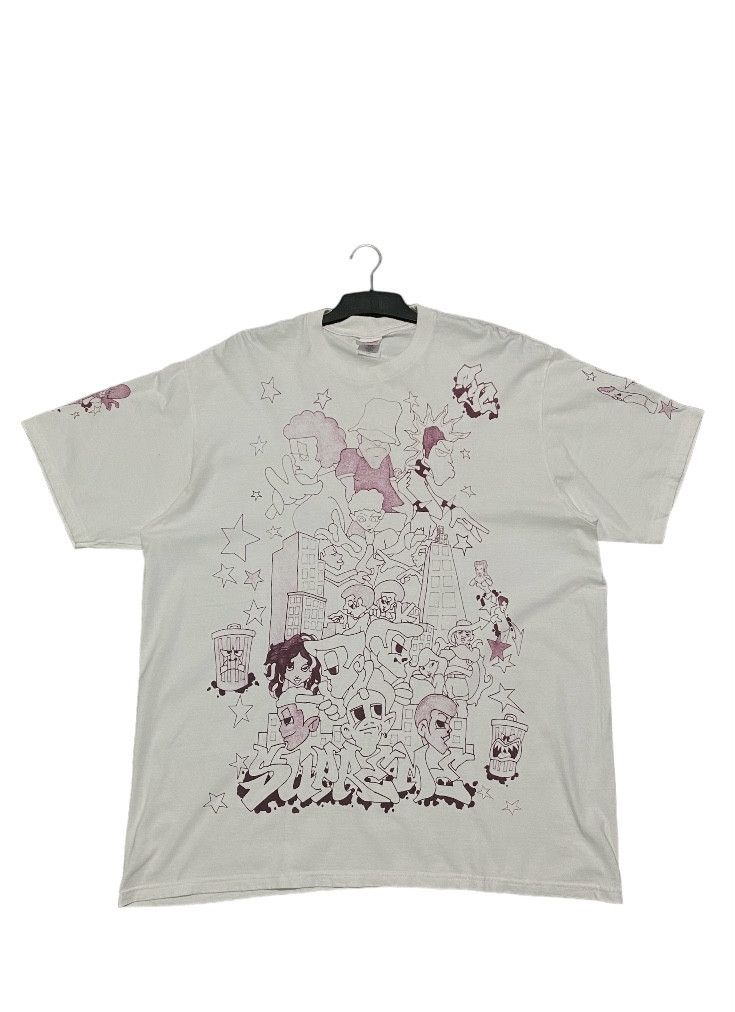 image of Supreme Downtown Tee in White, Men's (Size 2XL)