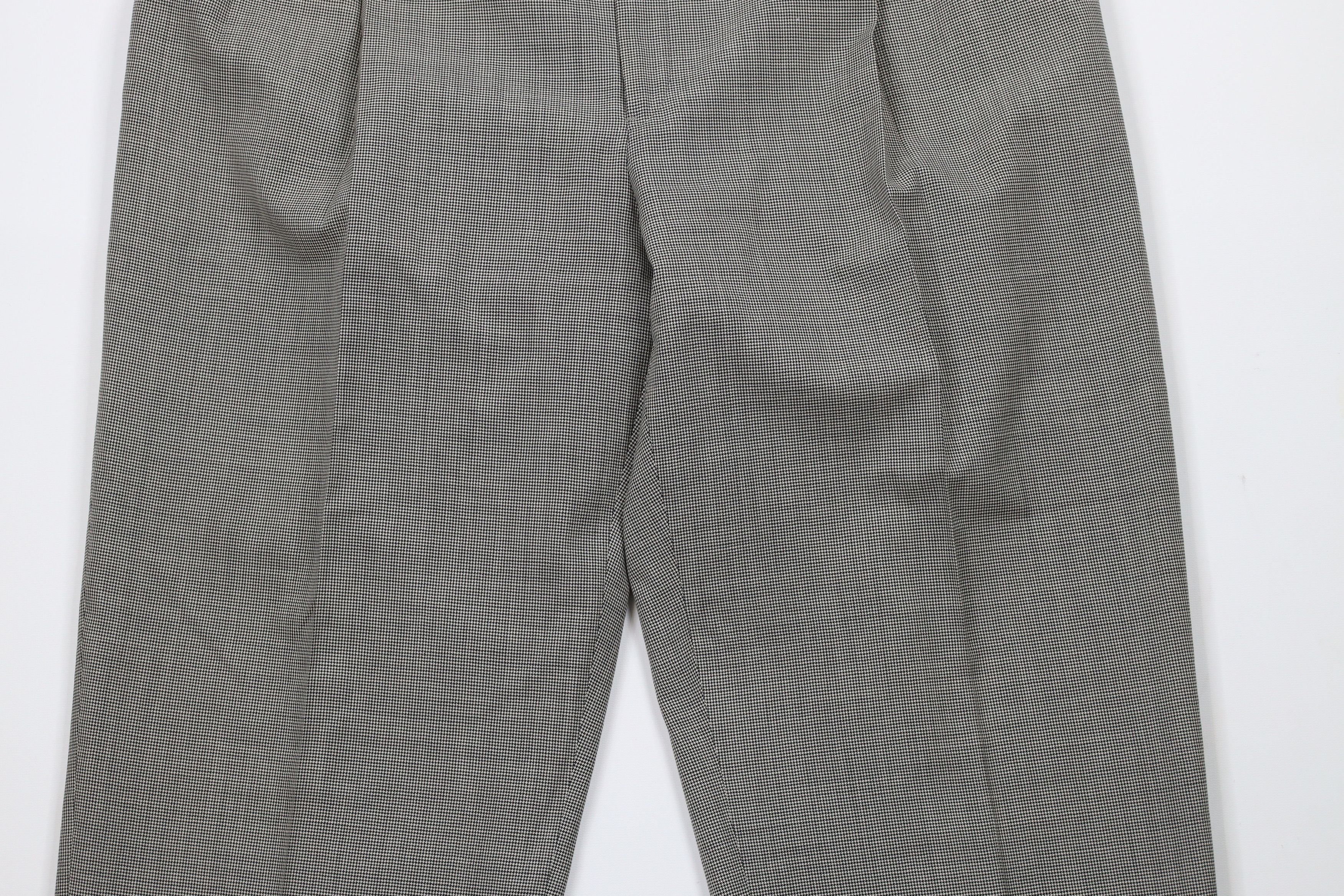 Vintage Vintage 90s Streetwear Pleated Houndstooth Chino Pants Wool Size US 38 / EU 54 - 3 Thumbnail
