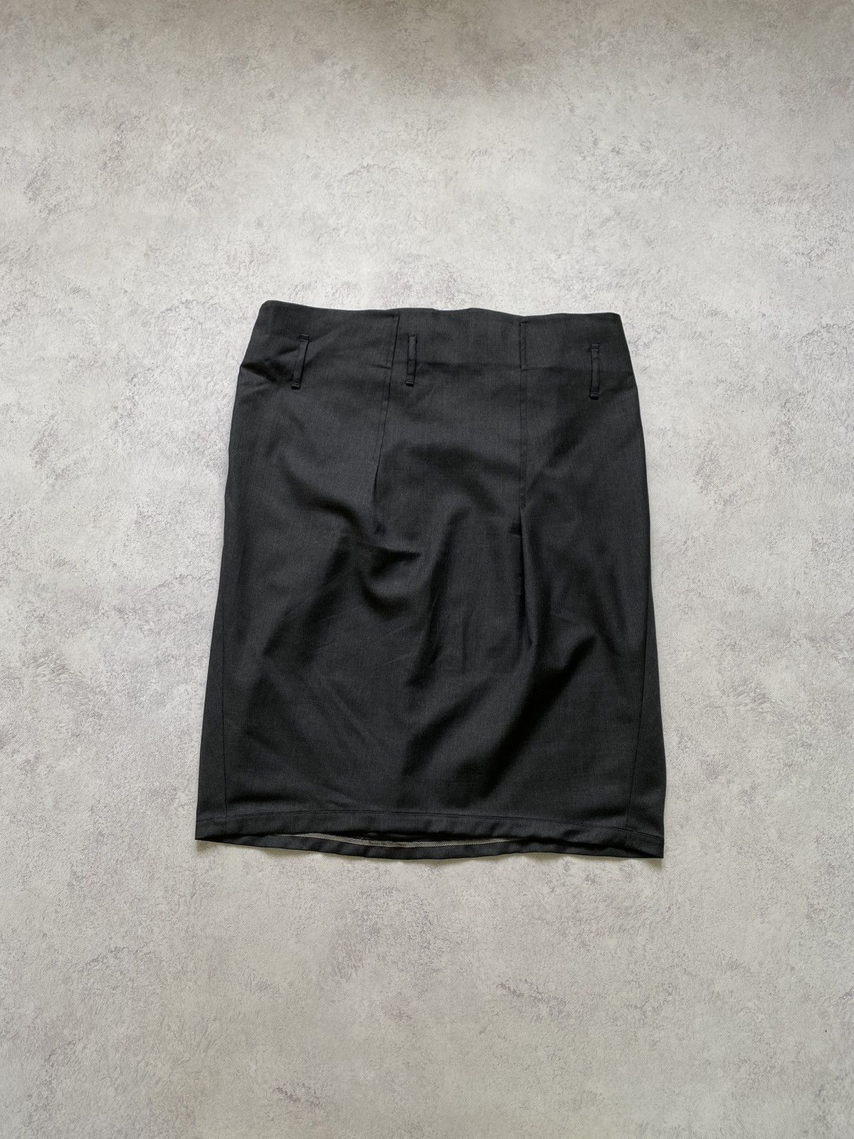 Brunello Cucinelli Gunex By Brunello Cucinelli Grey Wool Midi Skirt Size 48 Size 34" / US 12 / IT 48 - 6 Thumbnail