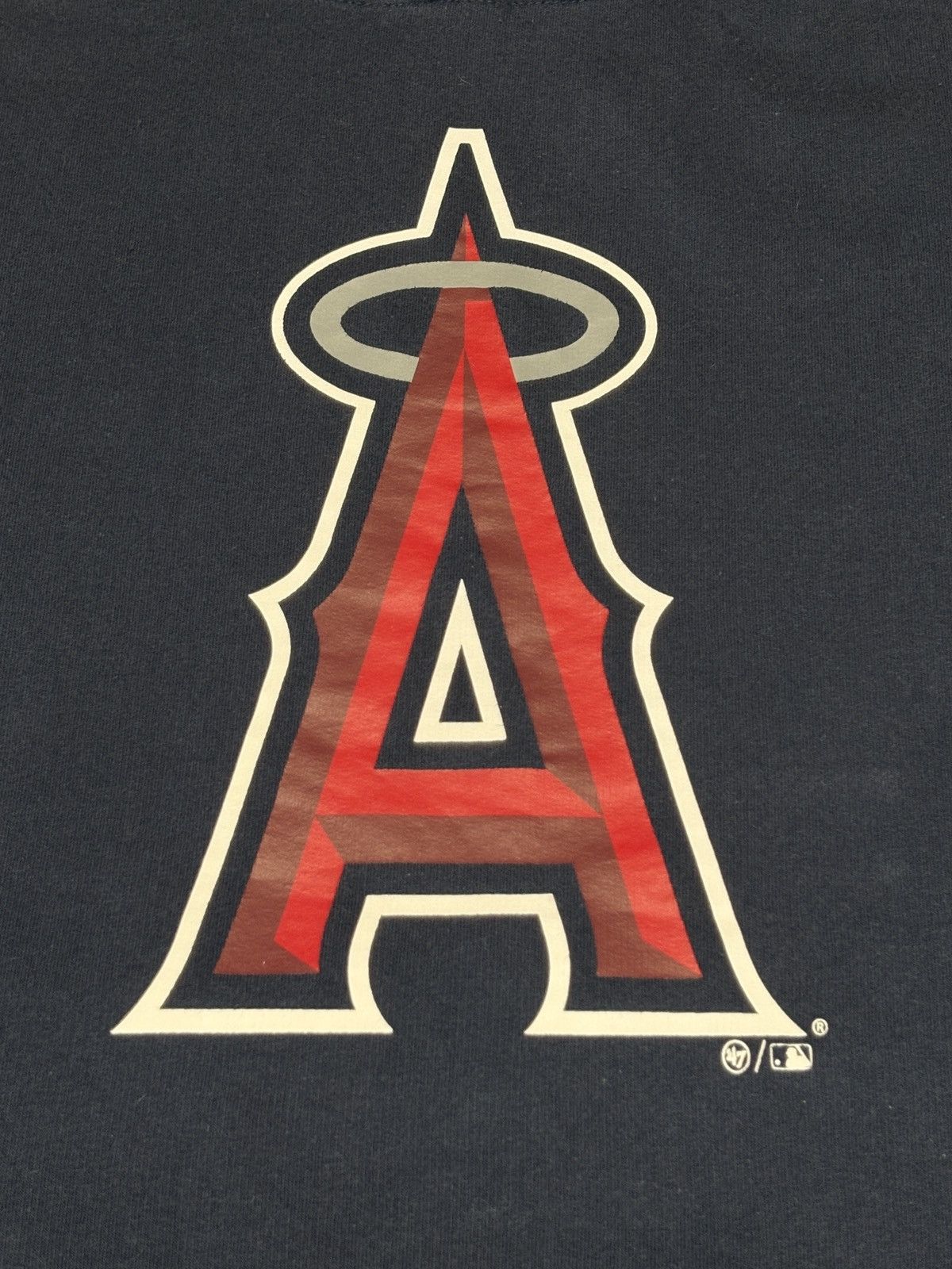 MLB 2010s ‘47 Brand Anaheim Angels Navy Blue Hoodie Size XL 0287 Size US XL / EU 56 / 4 - 4 Thumbnail