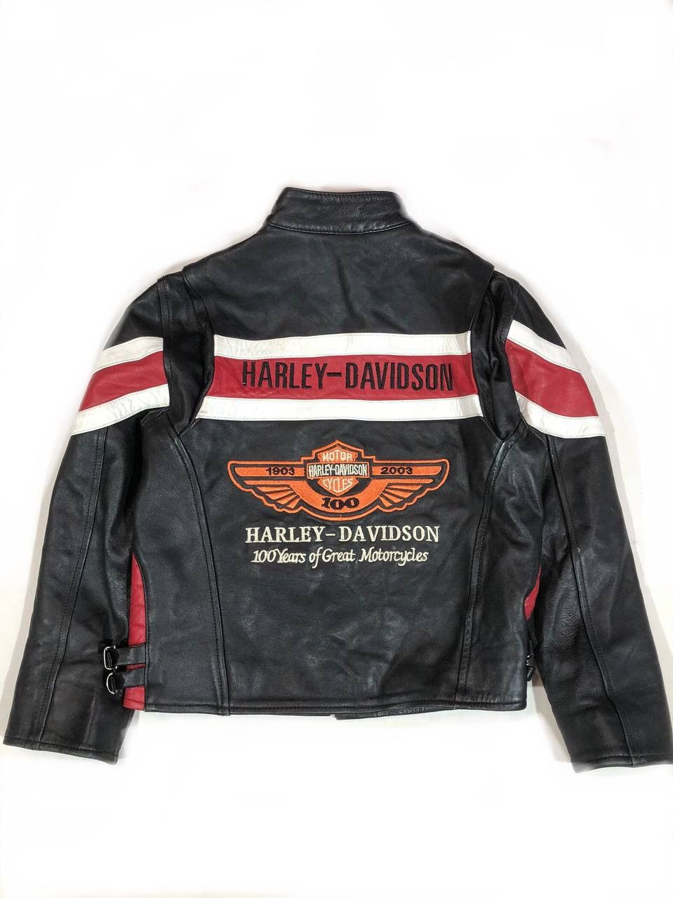 Harley Davidson Leather Jacket Moto Biker