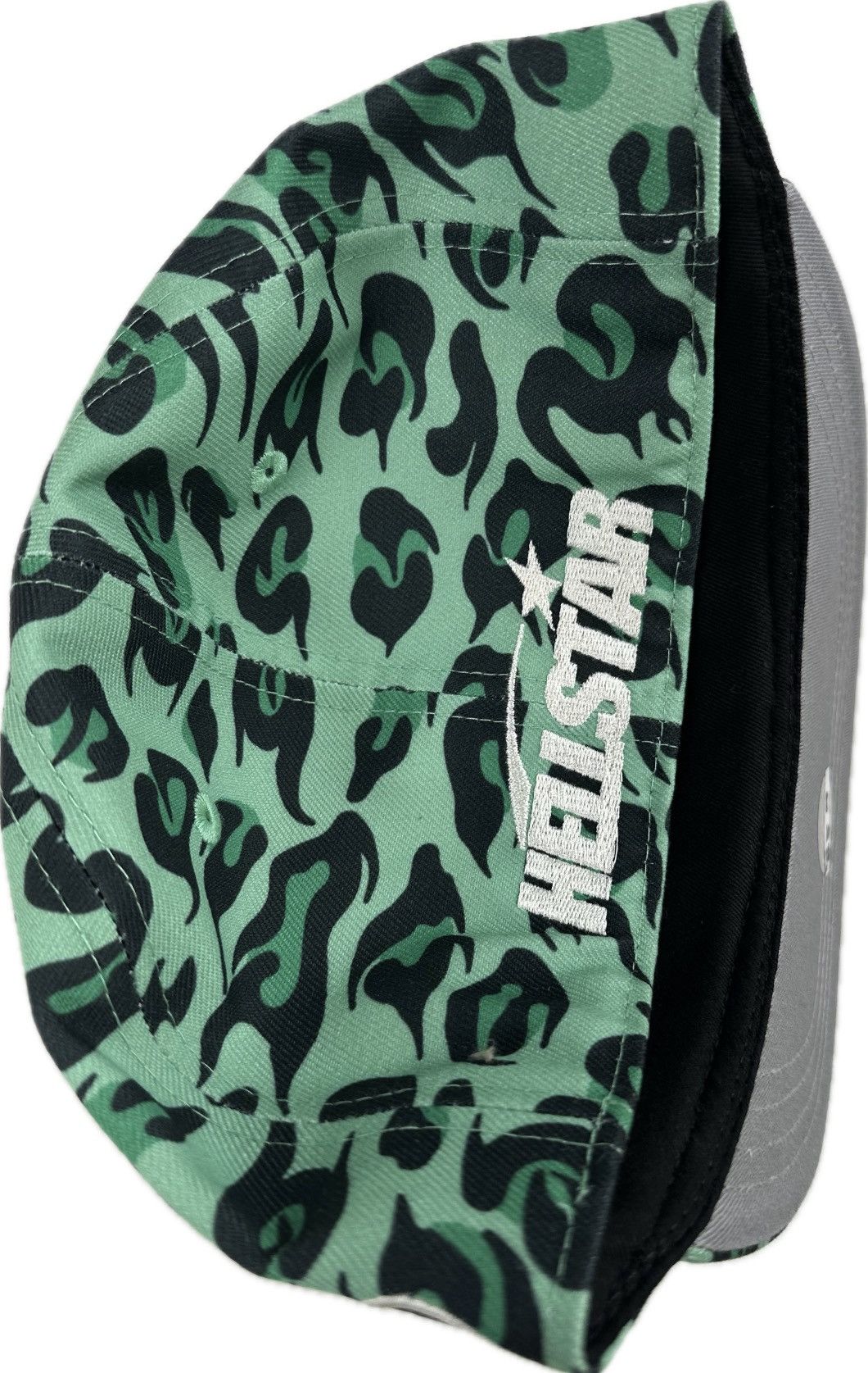 帽子 Hellstar cap / Cheetah Print Fitted Hat Hellstar Cheetah Print Fitted Hat Black Men's - SS24 - US