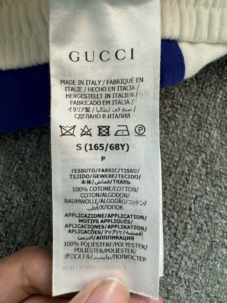 Gucci Gucci Size S White striped contrasting double G embroidered Size US 30 / EU 46 - 5 Thumbnail