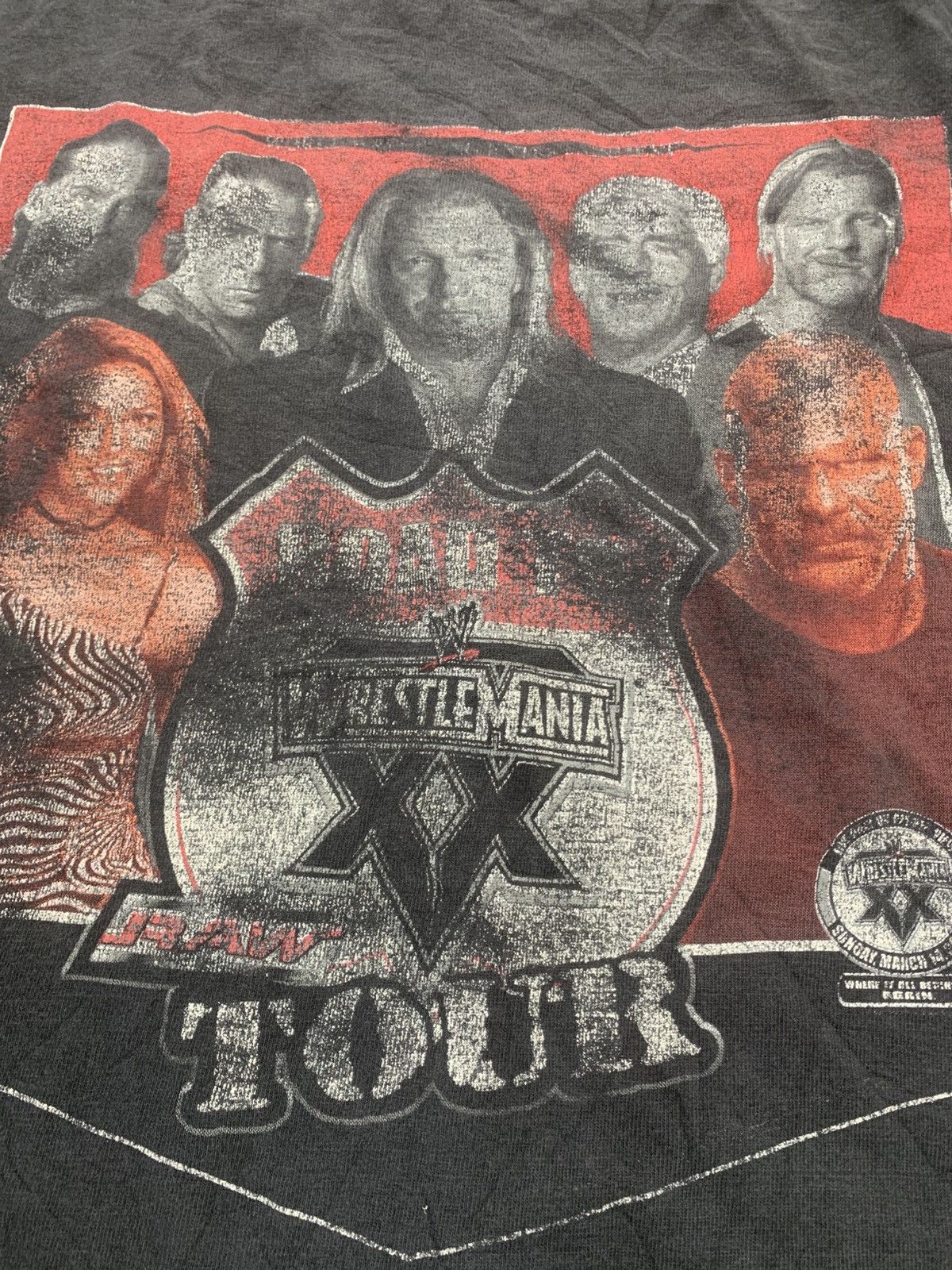 WWE Vintage WWE WrestleMania XX Tour T-Shirt (2004) stone cold Size US L / EU 52-54 / 3 - 9 Thumbnail
