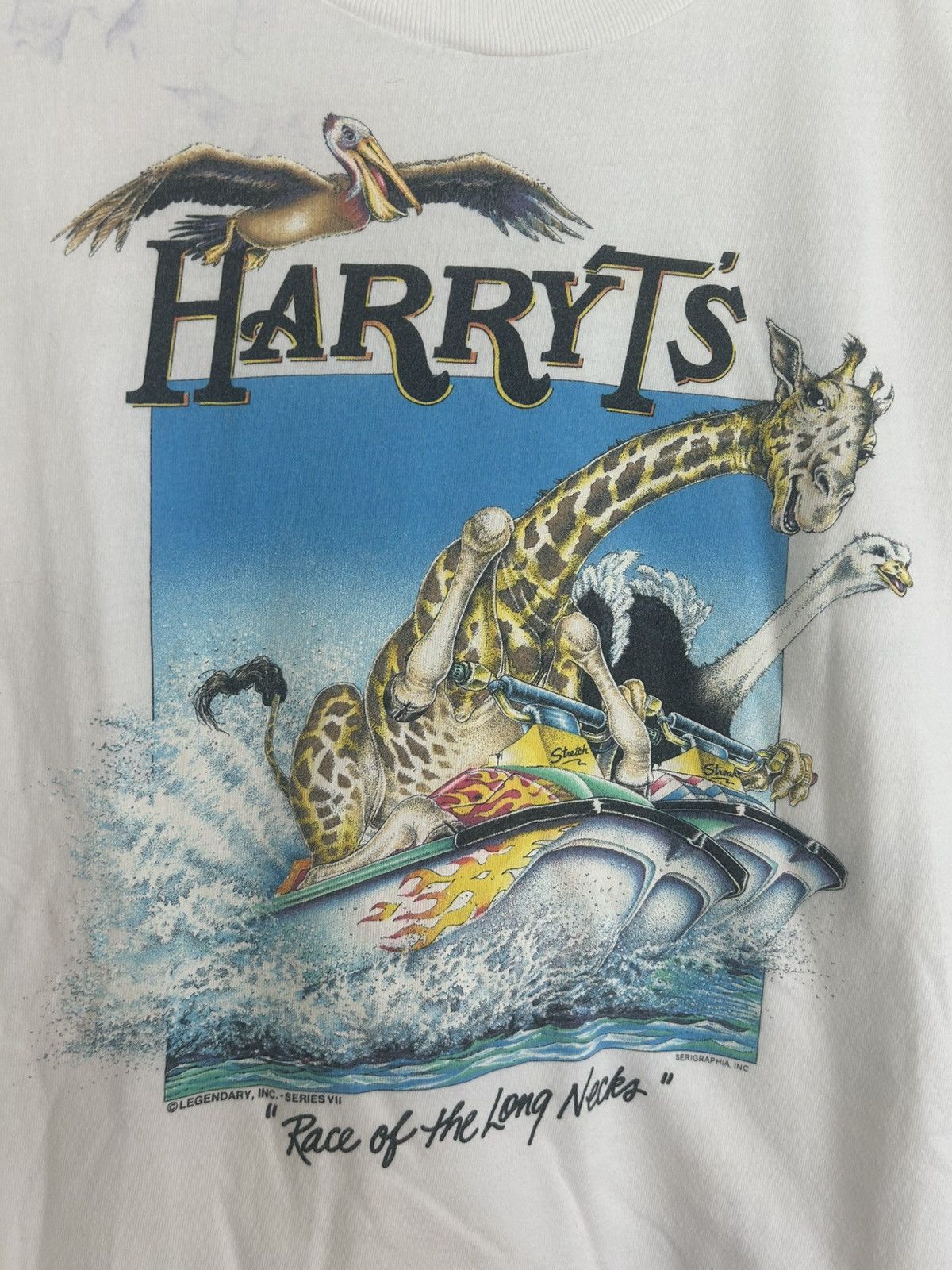 Vintage Vintage Harry T’s “Race of the Long Necks” Animal Jetski Tee Size US M / EU 48-50 / 2 - 1 Thumbnail