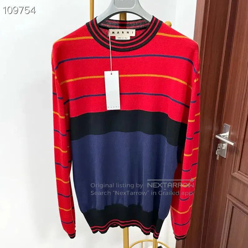 Marni Marni Multicolor Wool Men's Sweater . Size US XL / EU 56 / 4 - 1 Thumbnail