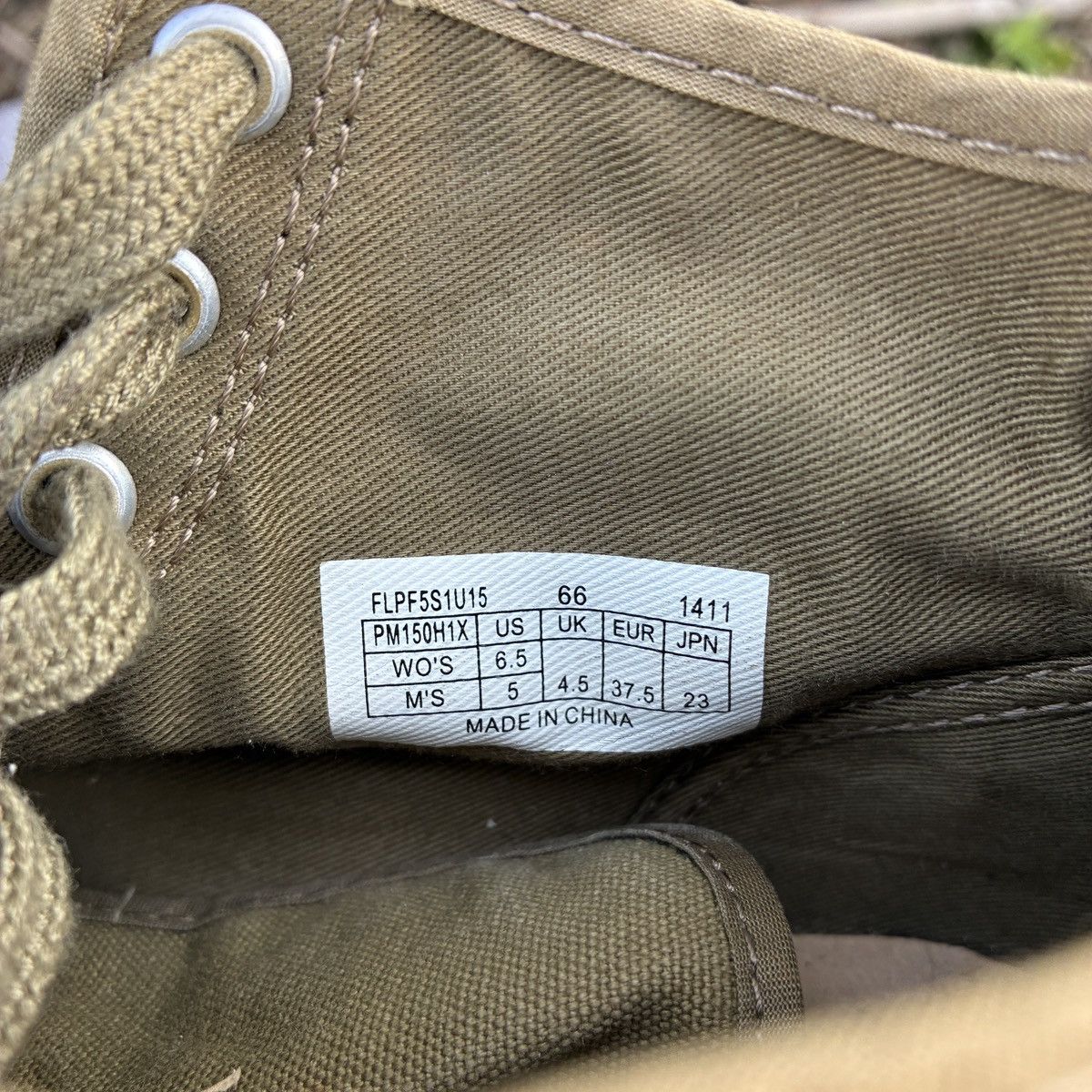 P.F. Flyers PF Flyers Foundation Hi Top Olive Green Sneakers Women Size US 6.5 / IT 36.5 - 2 Thumbnail