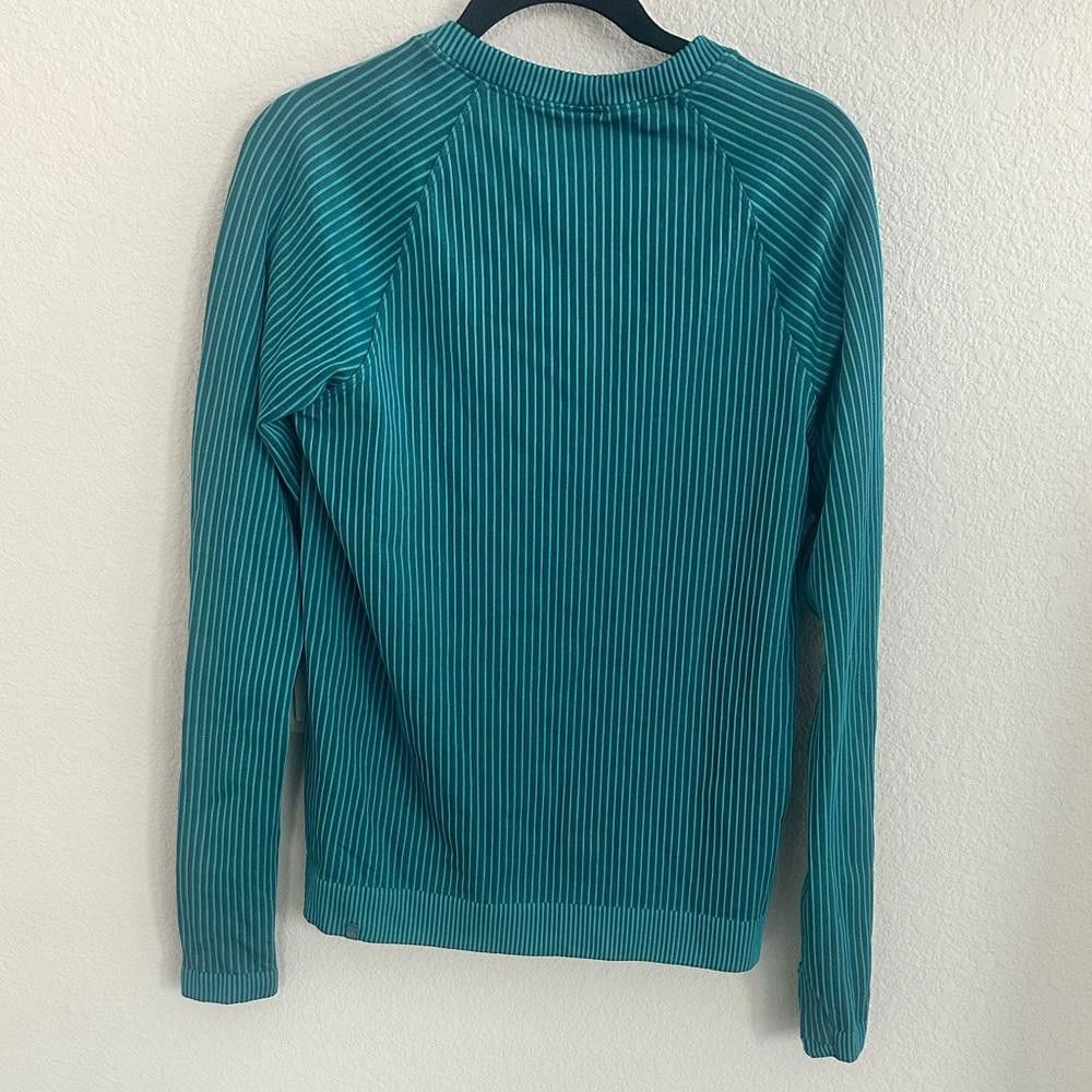 Lululemon Lululemon Rest Less Pullover Rib Green Jasper / Oceanic 10 Size L / US 10 / IT 46 - 5 Thumbnail