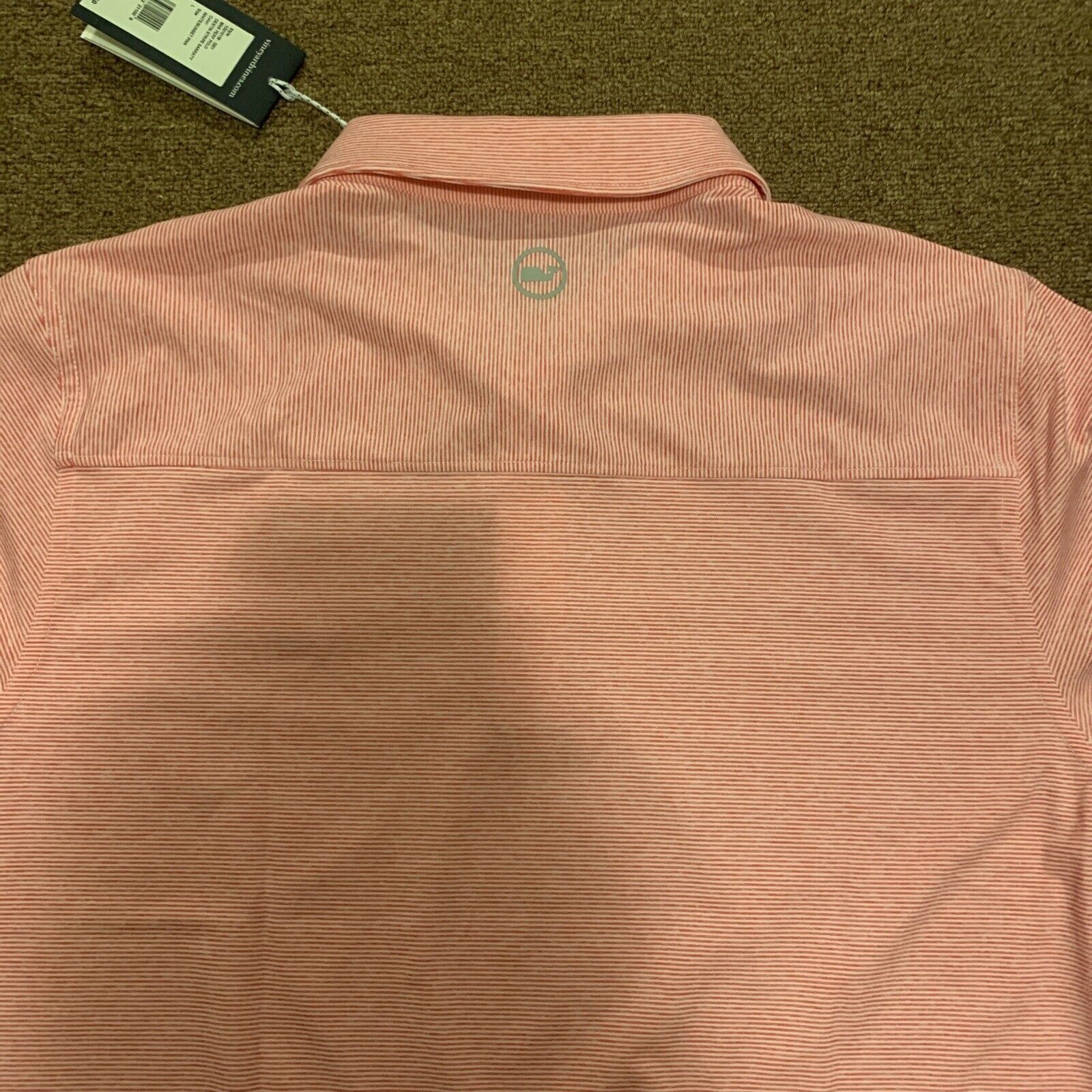 Vineyard Vines Vineyard Vines Polo Shirt Mens Large Performance Red Striped Size US L / EU 52-54 / 3 - 12 Thumbnail