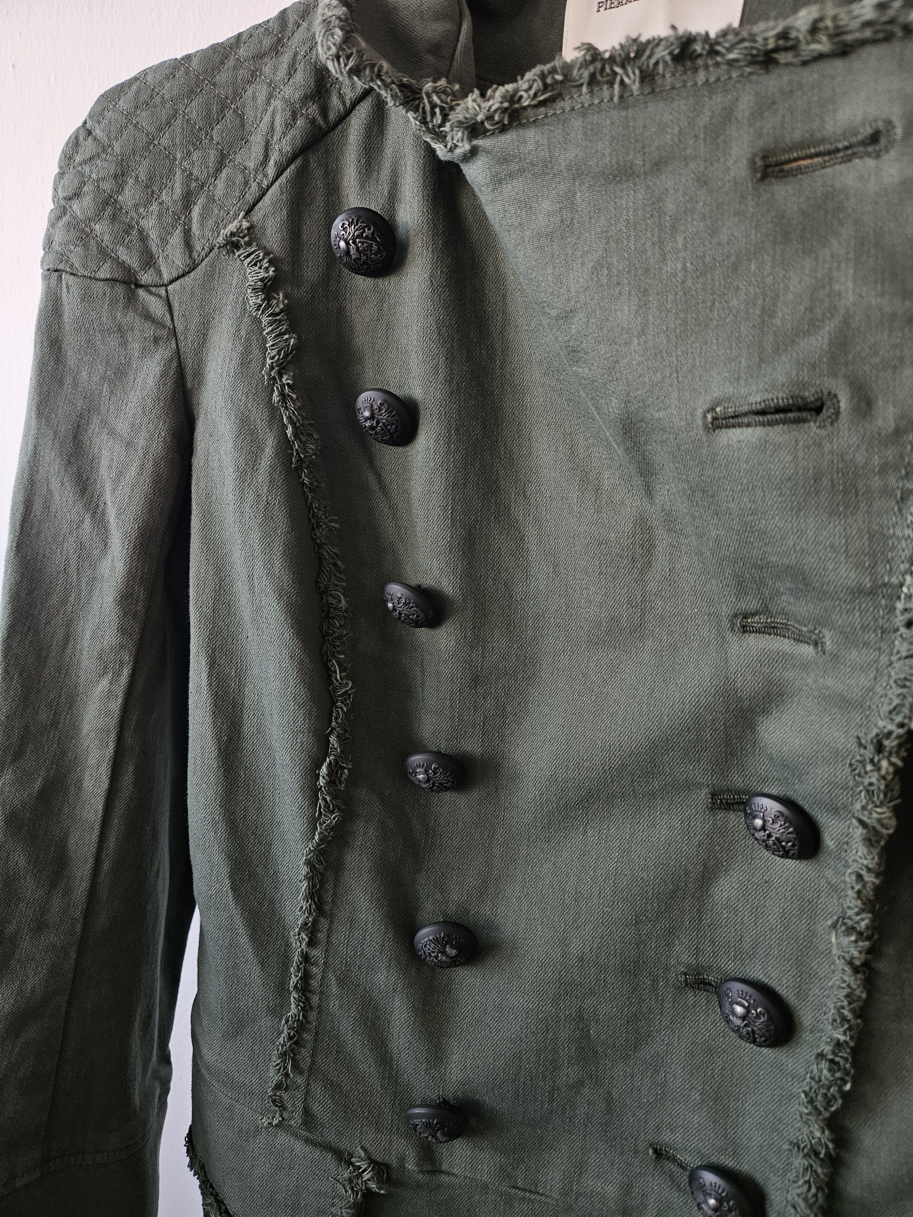 Pierre Balmain Pierre Balmain raw edge double breasted napoleon coat Size XS / US 0-2 / IT 36-38 - 6 Thumbnail