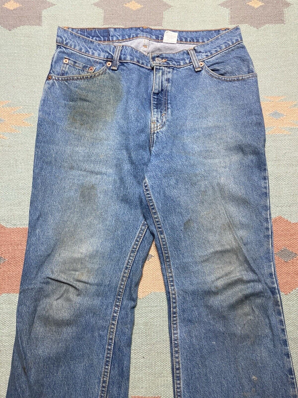 Levi's × Vintage Levi’s 517 jeans boot cut low rise dark USA women’s 13 32x31 Size 32" / US 10 / IT 46 - 7 Thumbnail