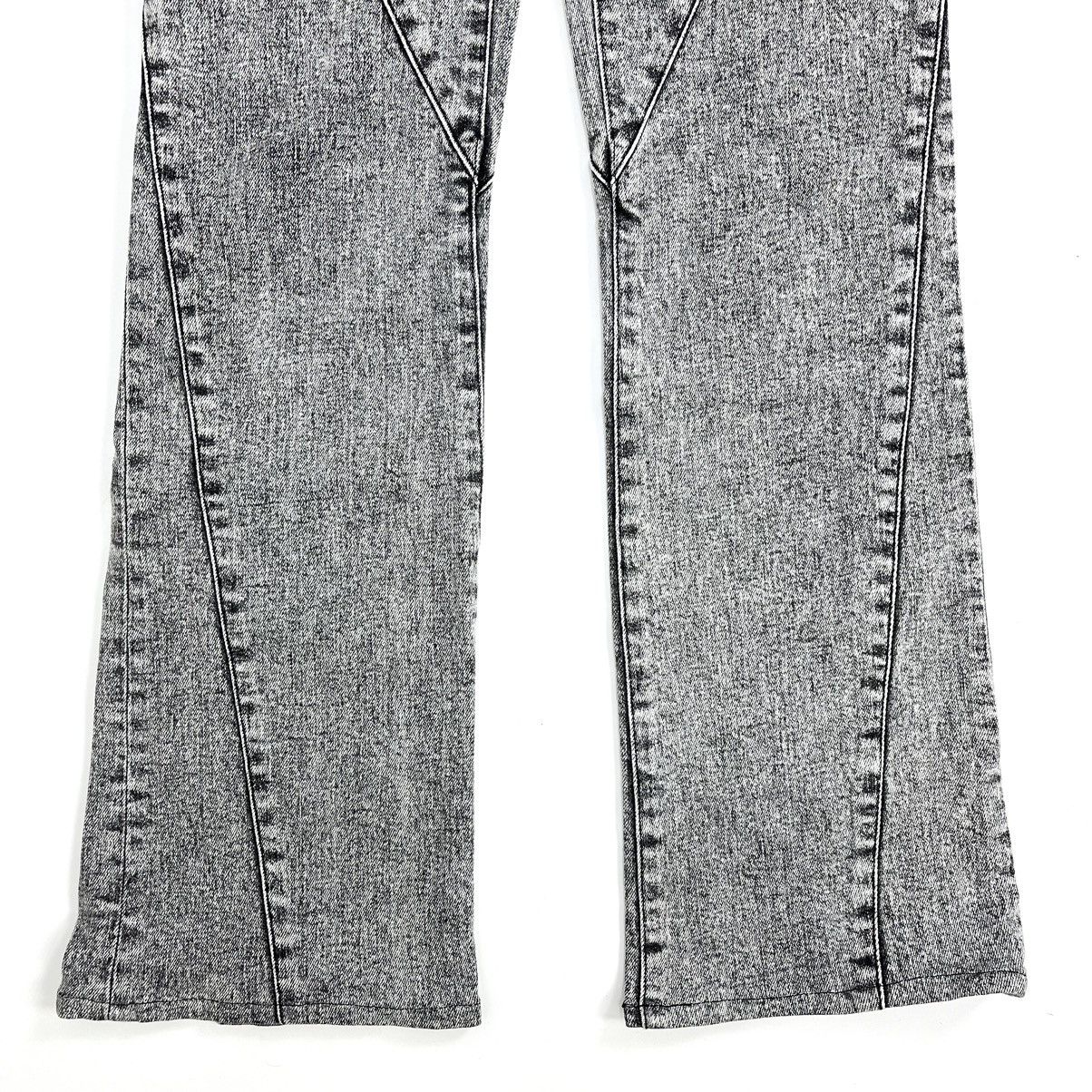 5351 POUR LES HOMMES × Beauty Beast × Designer 1990s 5351 Pour les Hommes Patchworks Lgb Goa Flared Jeans Size US 30 / EU 46 - 3 Thumbnail