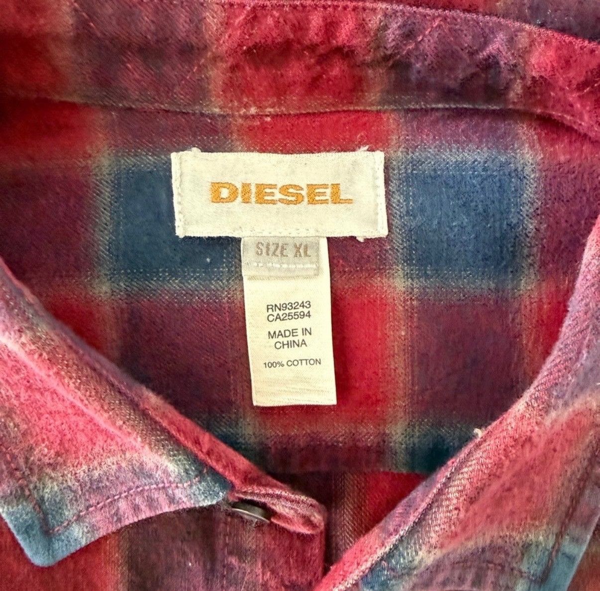 Diesel Diesel vintage button down Size US XL / EU 56 / 4 - 2 Thumbnail