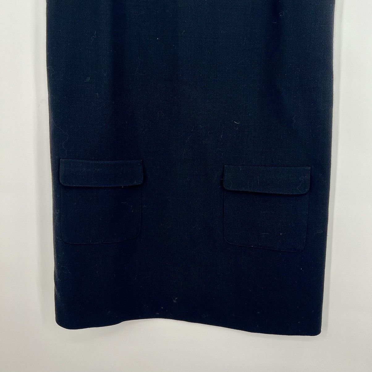 Joie Joie 100% Wool Sleeveless Shift Mini Dress Black Office Size L / US 10 / IT 46 - 3 Thumbnail