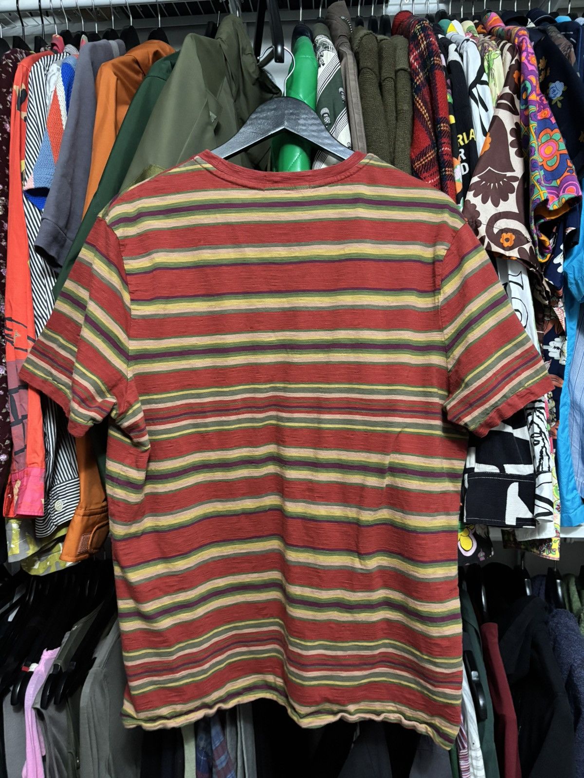 Polo Ralph Lauren 80s Red Stripe Custom Fit Xl Size US XL / EU 56 / 4 - 2 Thumbnail