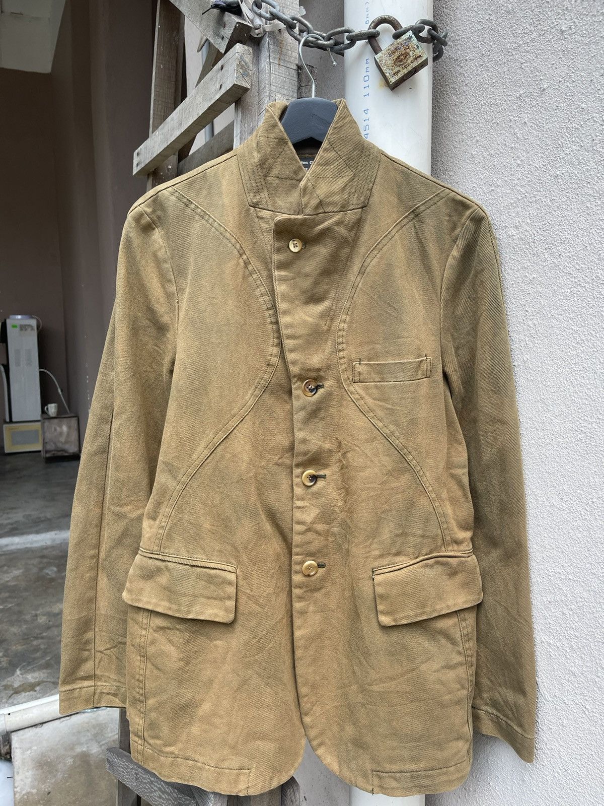 Comme des Garcons Homme Plus Comme des Garcons Homme Plus AW03 Runway Curve Tailored Size 38S - 1 Thumbnail