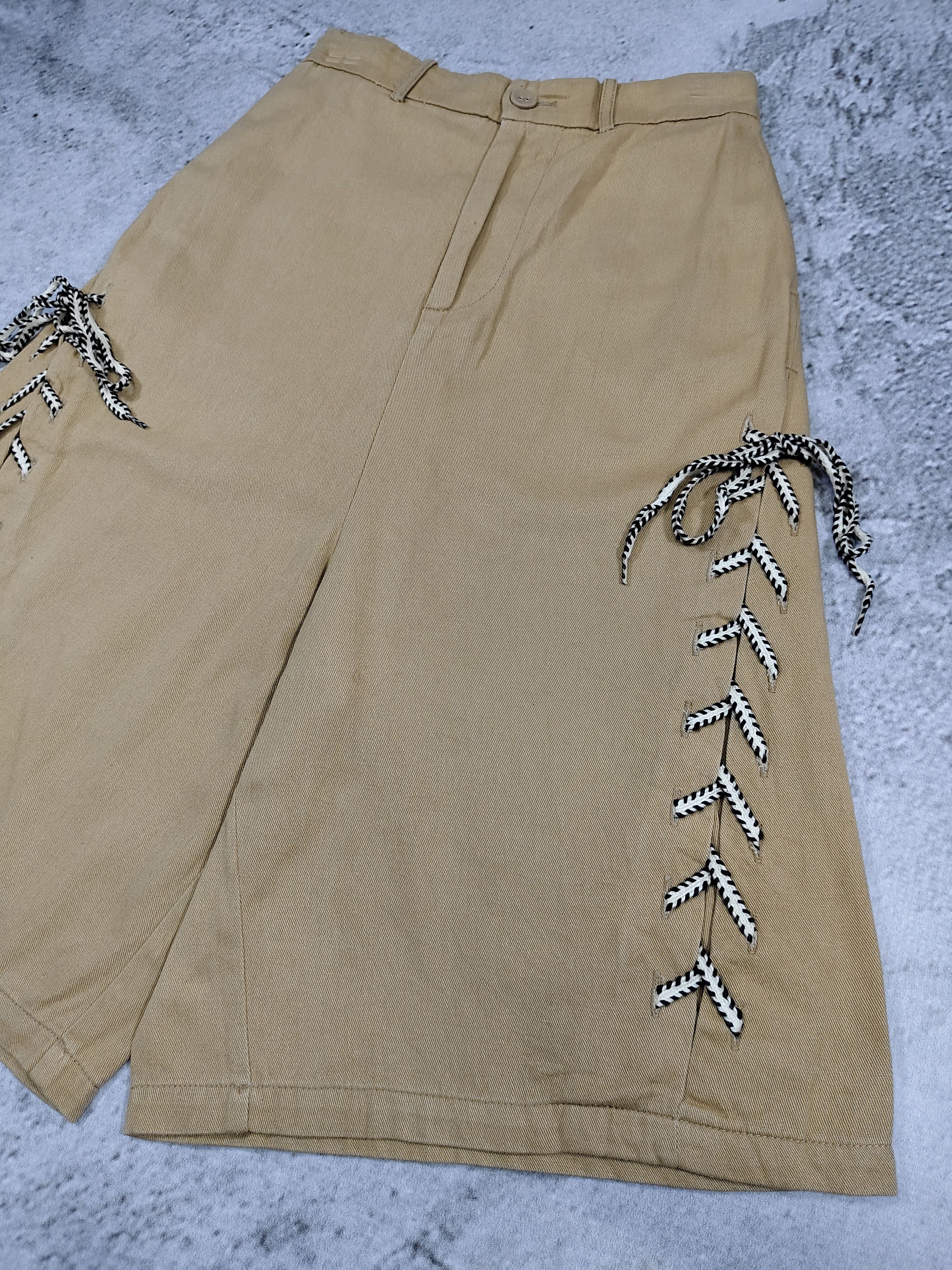 Japanese Brand Rivet & Surge🇯🇵 Archive Utility Lace-Up Culotte Wide Leg Size 30" / US 8 / IT 44 - 2 Thumbnail