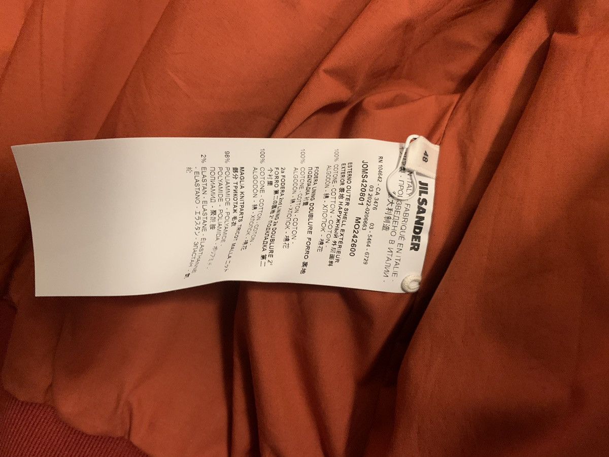 Jil Sander Jil sander 2022 red bomber Size US M / EU 48-50 / 2 - 4 Thumbnail