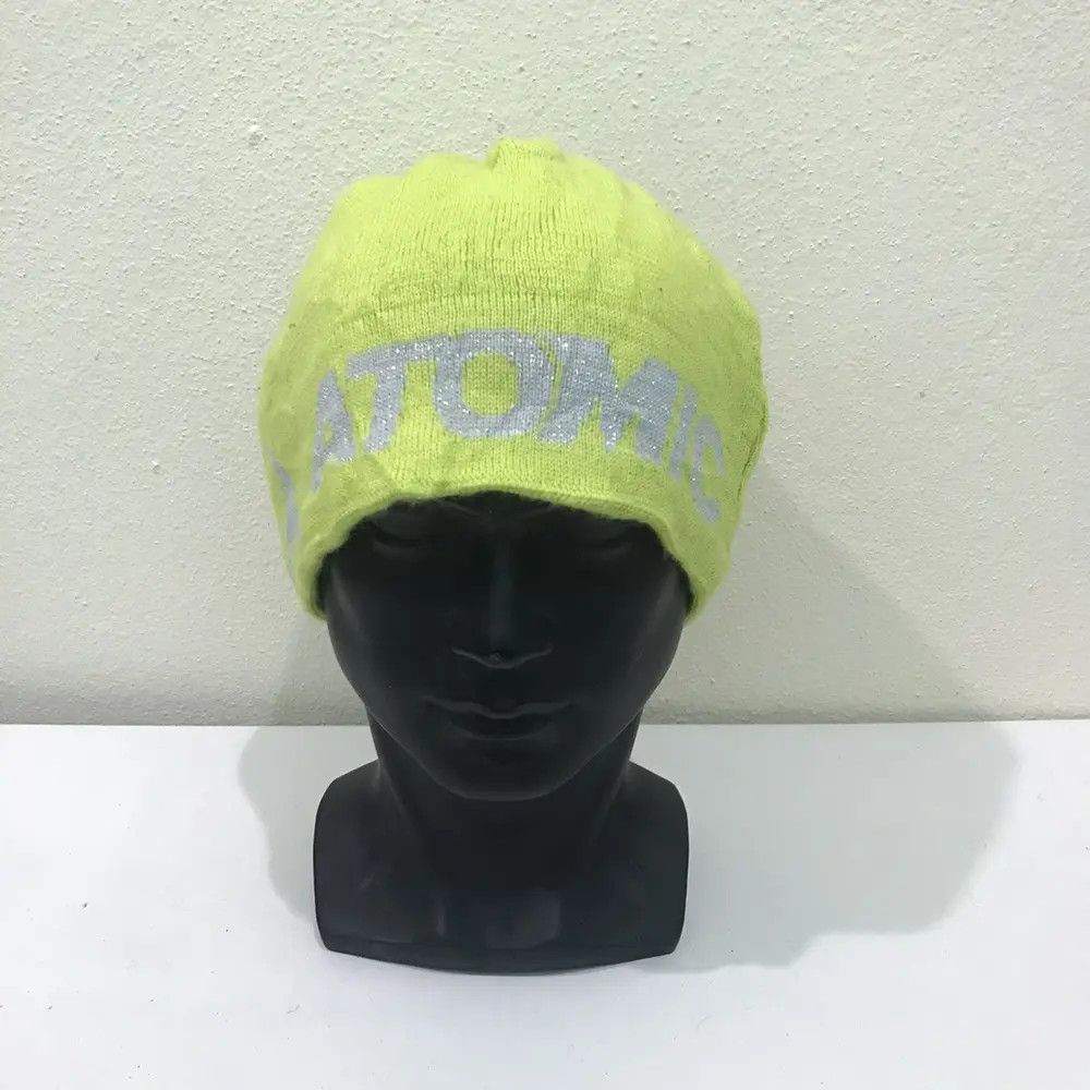 Atomic × Vintage Atomic Spellout Beanie Hat Size ONE SIZE - 2 Thumbnail