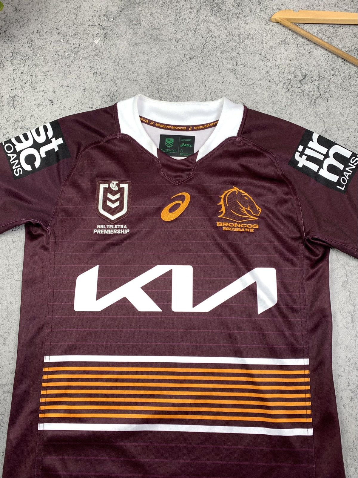 Other Asics Brisbane Broncos NRL 2022 Home Rugby Jersey Size S Size US S / EU 44-46 / 1 - 2 Thumbnail