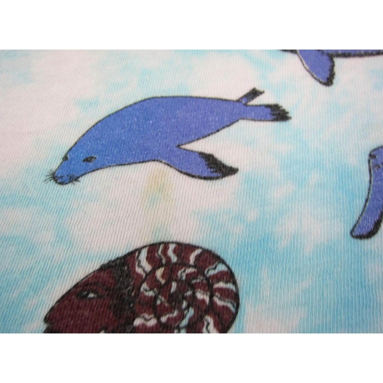 Vintage VINTAGE Mermaid Tank Top Shirt Womens XL Blue Tie Dye Ocean Dolphins Belton 90s Tank Top Womens XL Blue Mermaid Size XL / US 12-14 / IT 48-50 - 6 Thumbnail