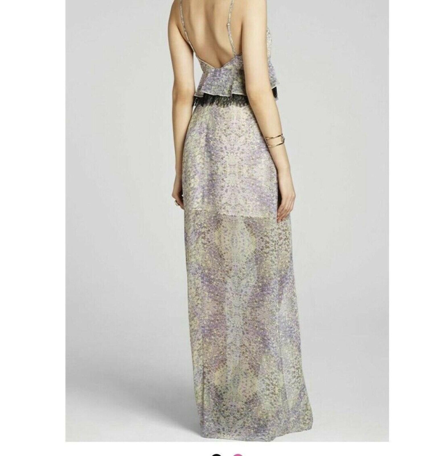 BCBGeneration BCBGENERATION BCBG Maxi Dress Floral with Lace Maxi Size 4 Size S / US 4 / IT 40 - 2 Thumbnail