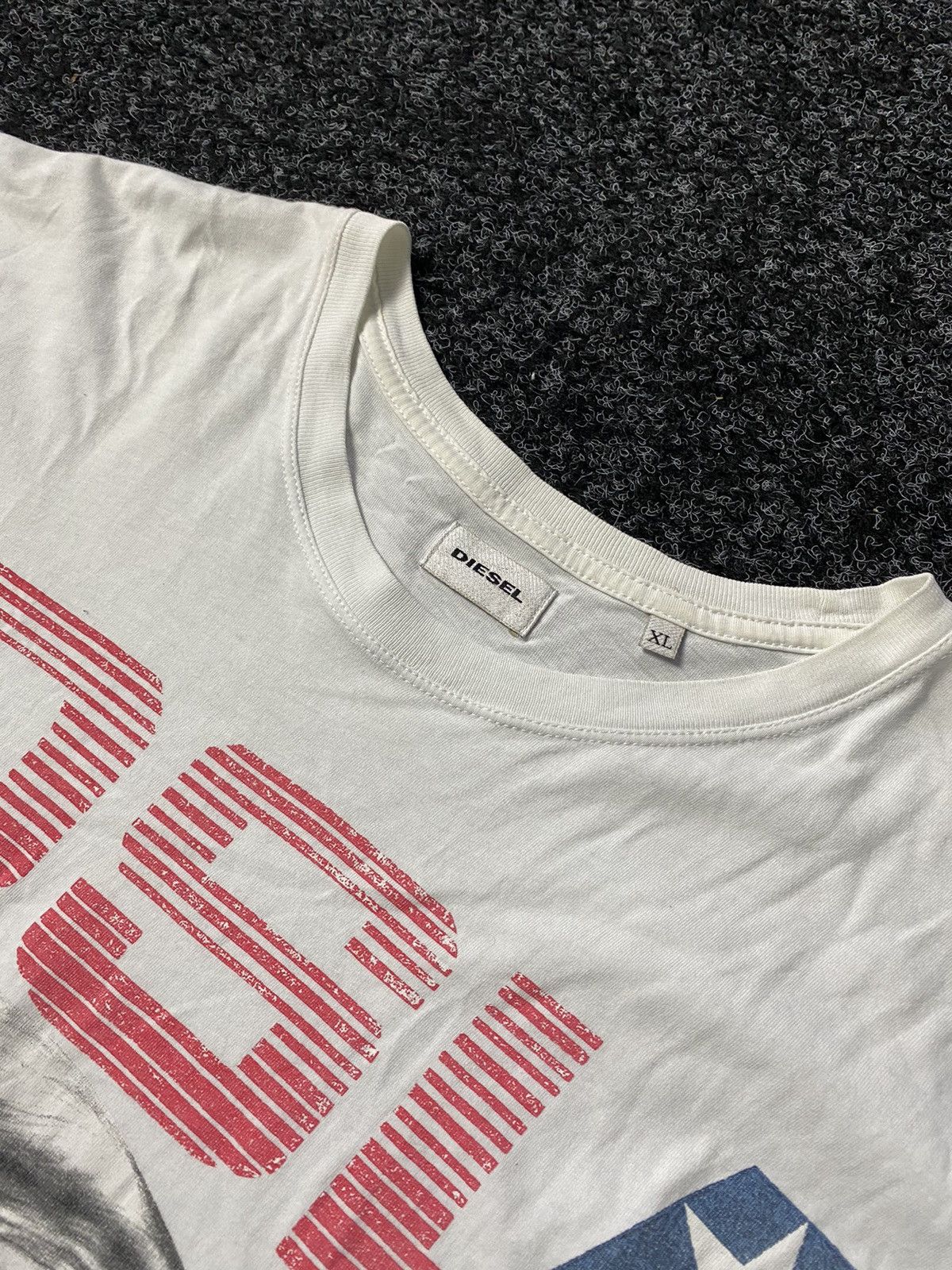 Diesel × Vintage VNTG Diesel American Eagle Tee 90s very rare Streetwear Size US XL / EU 56 / 4 - 3 Thumbnail
