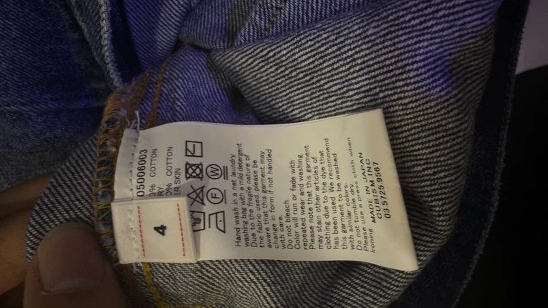 Visvim Visvim 22SS 101XX DMGD-1010 Washing Old Splash Loose denim Size US XL / EU 56 / 4 - 6 Thumbnail