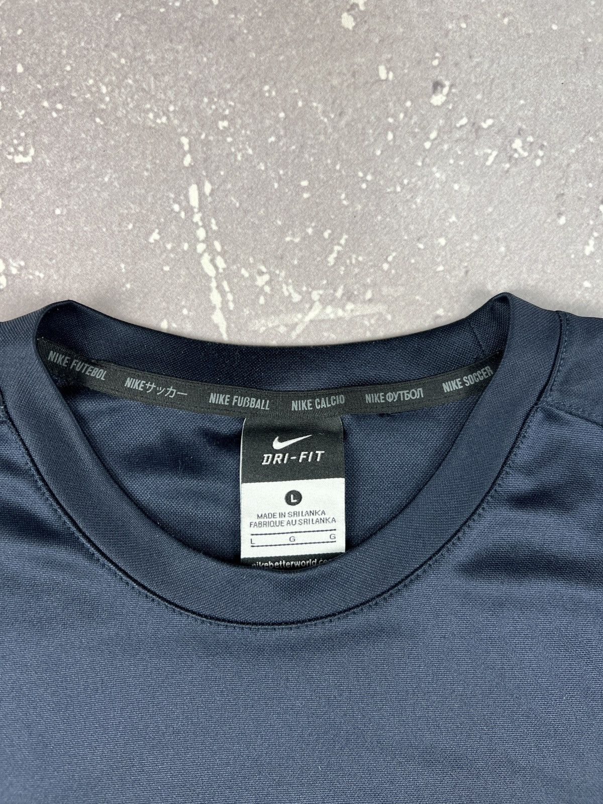 Nike Vintage Y2K Nike Soccer Total 90 T Shirt Jersey Mens L Blue Size US L / EU 52-54 / 3 - 4 Thumbnail