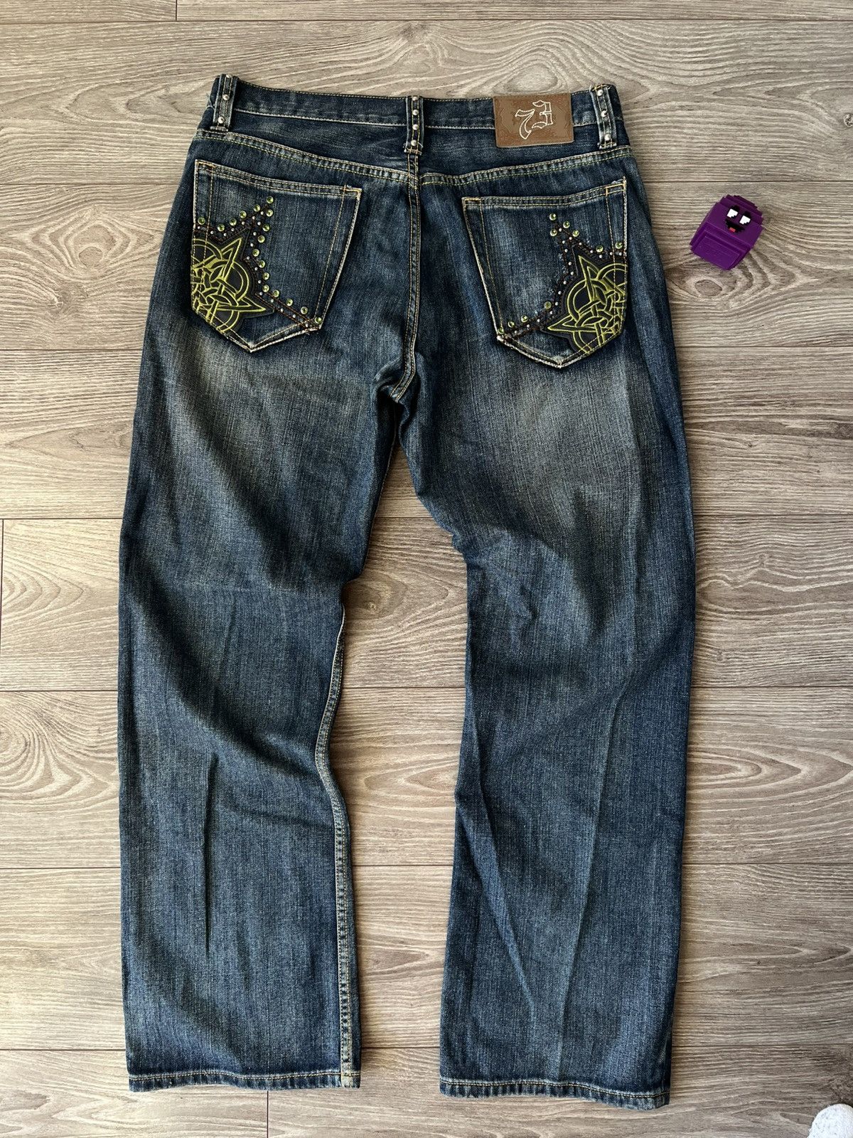 Pepe Jeans Pepe Jeans Avant Garde Opium Embroidered Logo Y2K Jeans Size US 36 / EU 52 - 9 Thumbnail