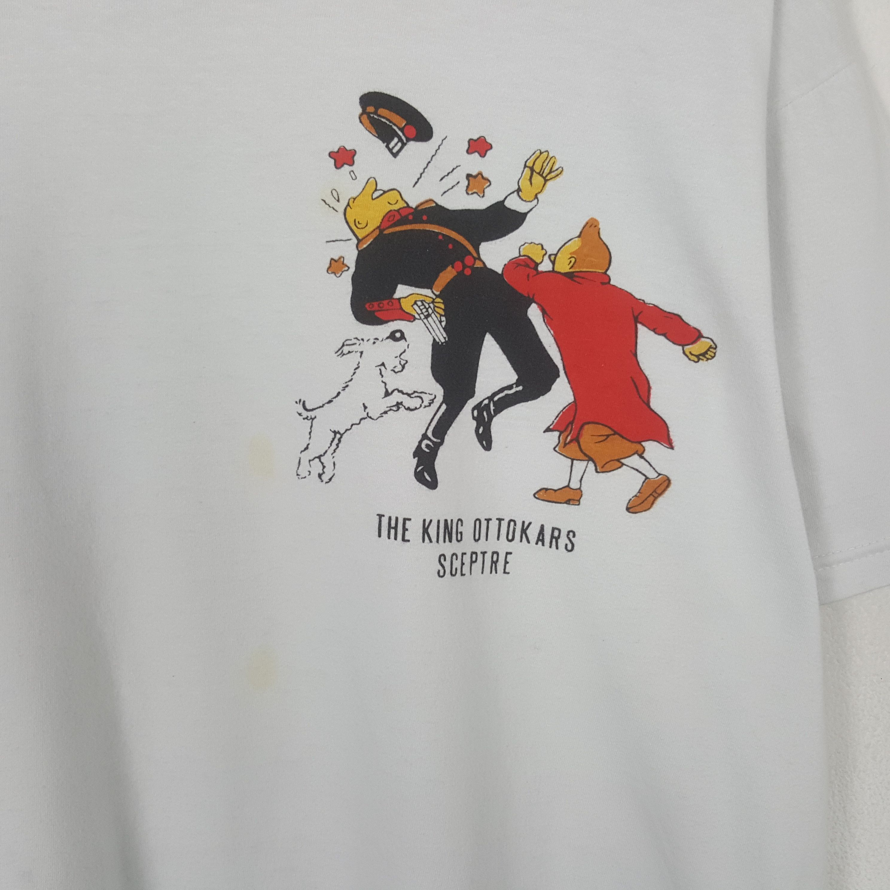 Other Vintage TINTIN The King Ottokars Sceptre Tshirt Size US L / EU 52-54 / 3 - 4 Thumbnail