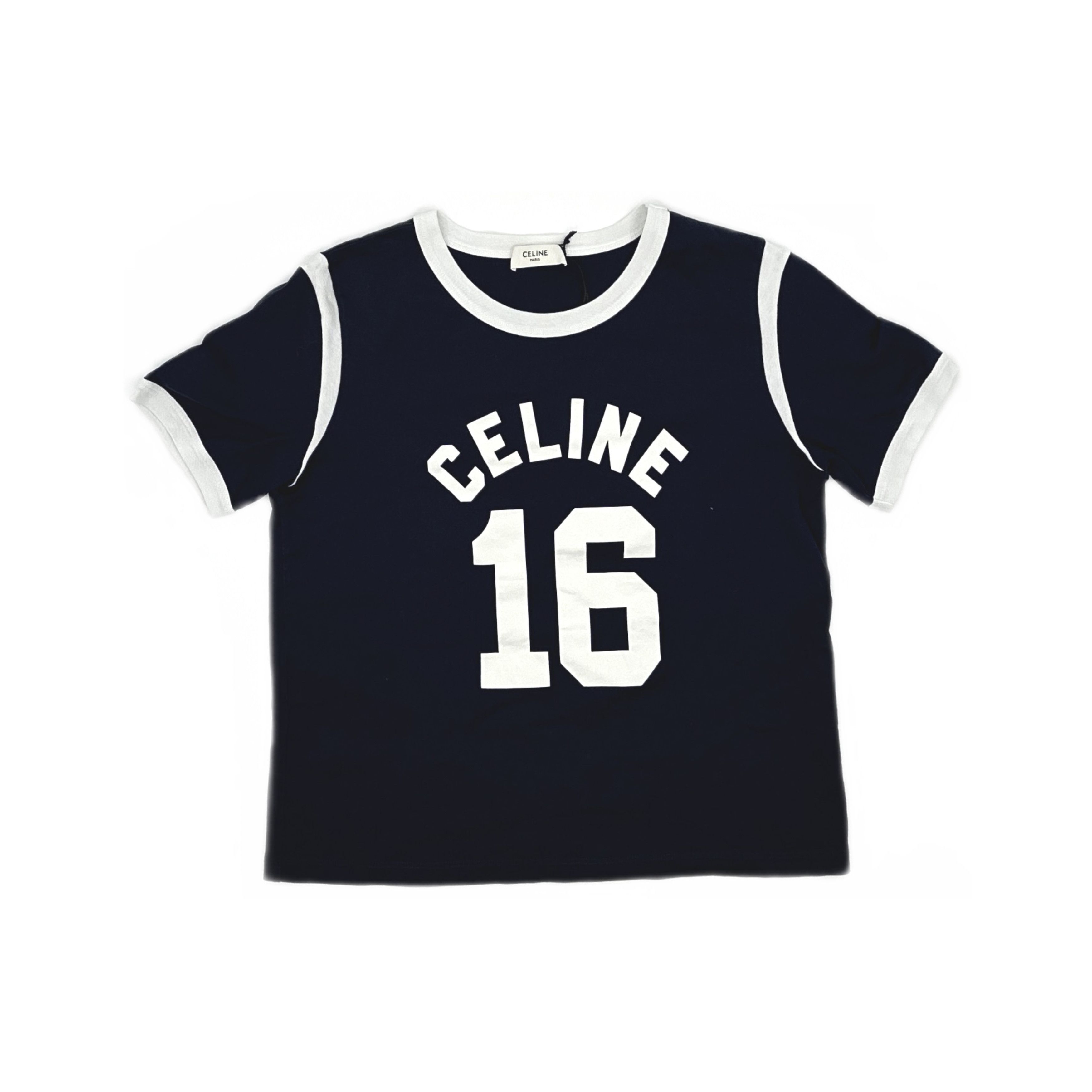 Celine CELINE 16 Ringer T-Shirt Size S Size S / US 4 / IT 40 - 1 Thumbnail