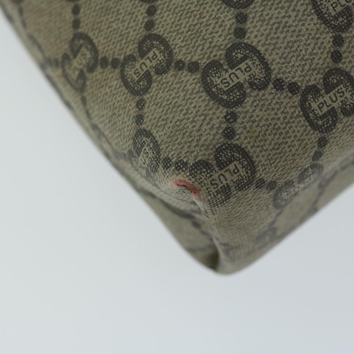 Gucci GUCCI GG Plus Supreme Web Sherry Line Tote Bag Beige Red Size ONE SIZE - 12 Thumbnail