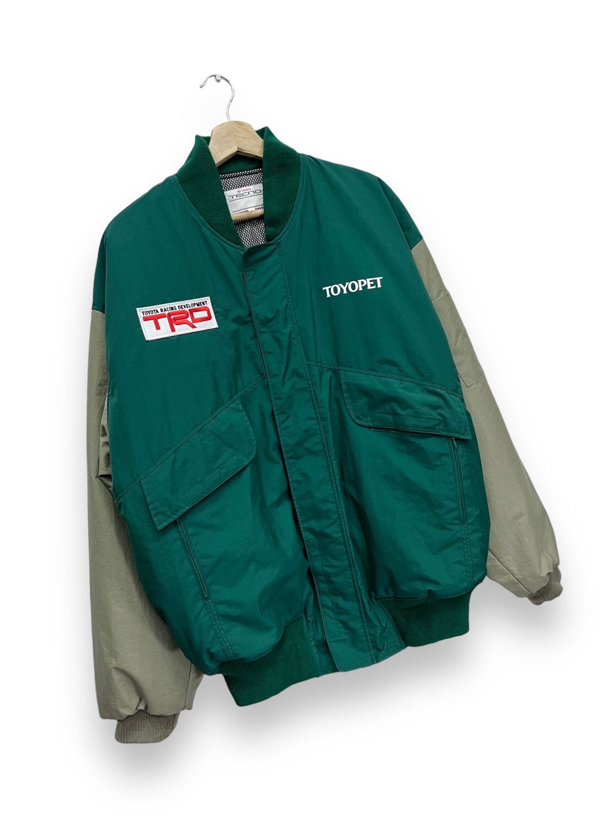 Other 🏁🔥TOYOTA TECNO TOYOPET JAPAN Quilted Lined Bomber Jacket Size US L / EU 52-54 / 3 - 6 Thumbnail
